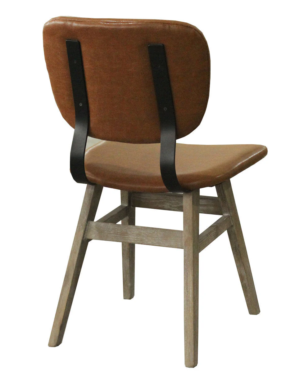 Lamarthe Dining Chair - Tan Brown - Set of Two - Image 5