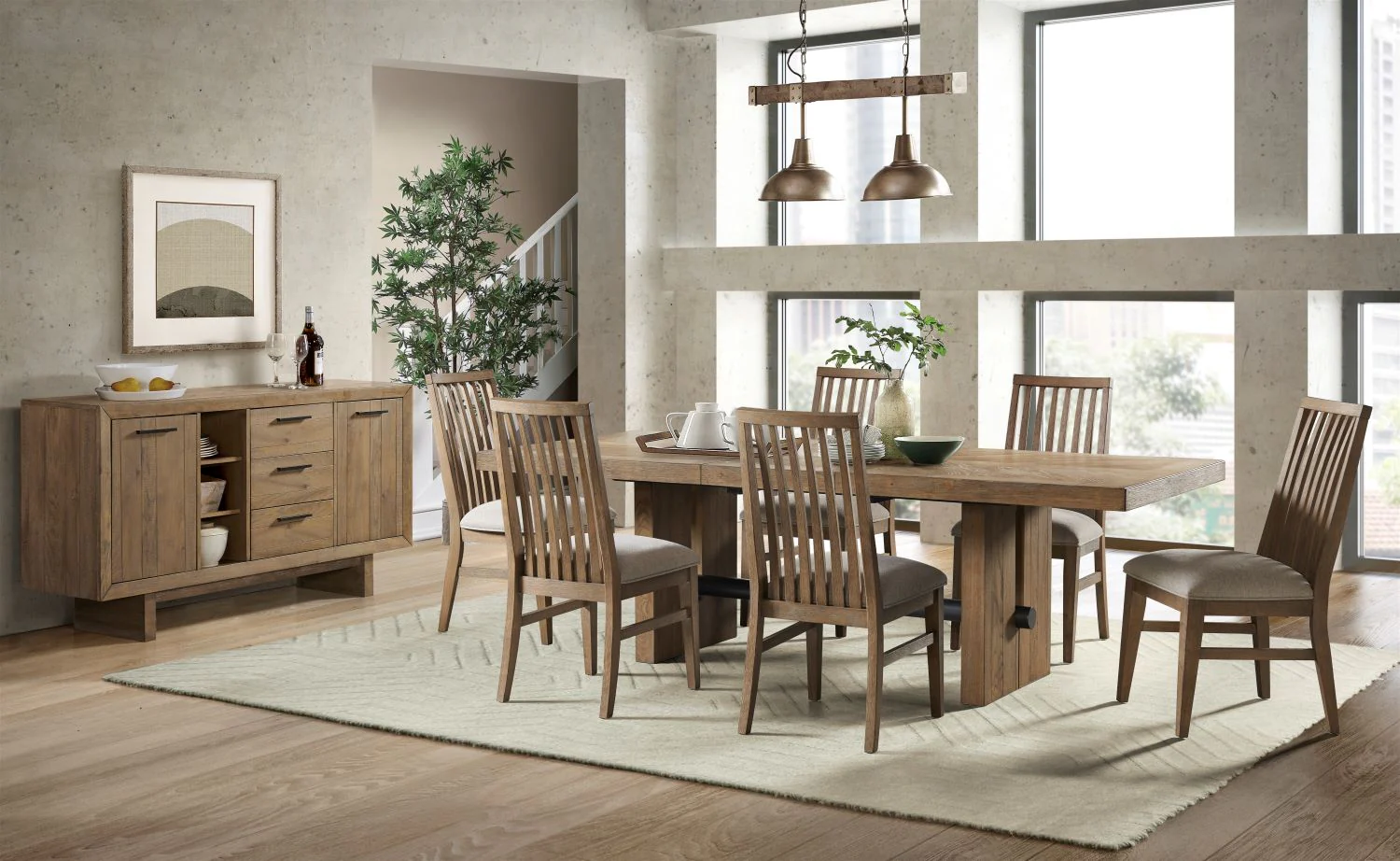 Landmark Side Chair - Brown, Beige - Image 2