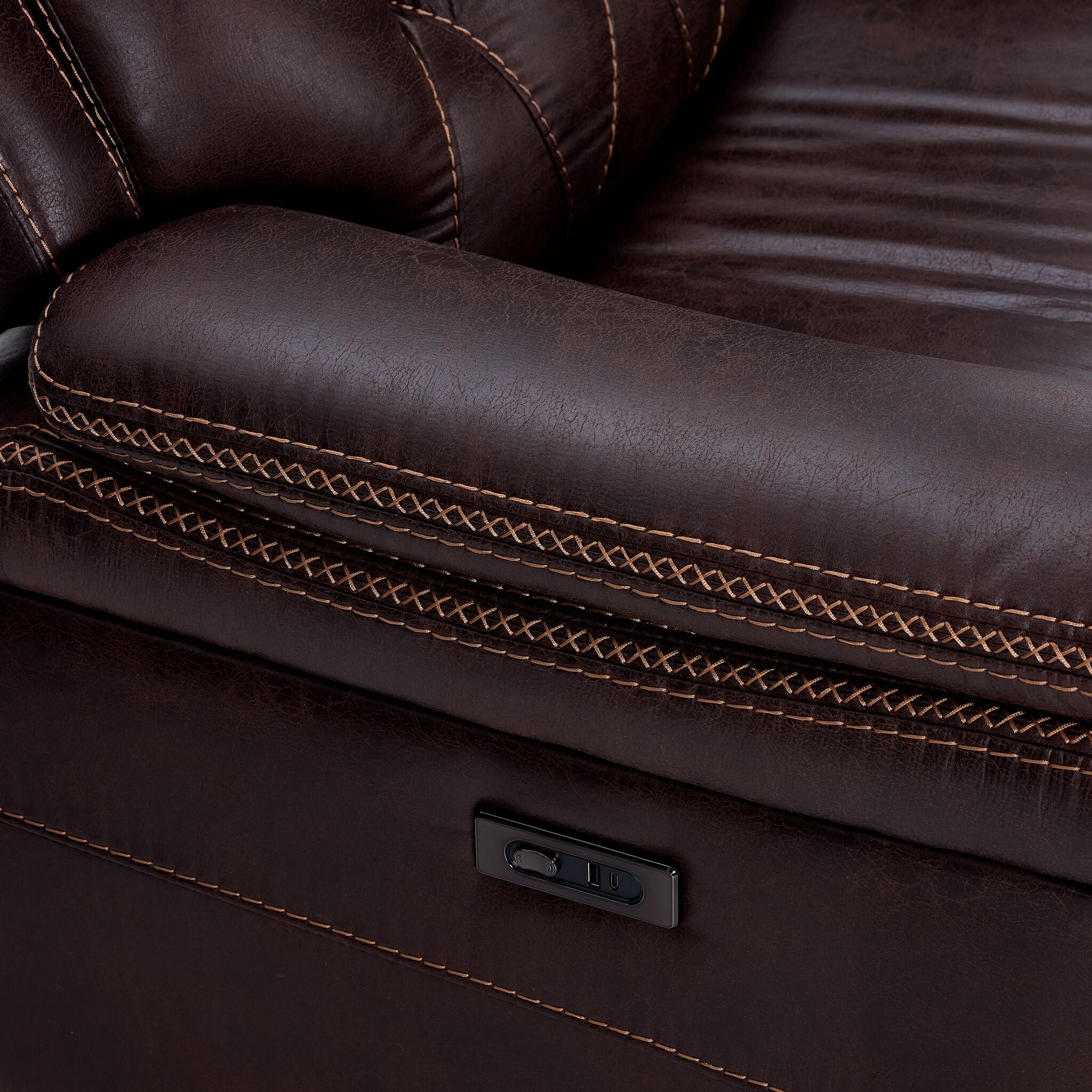 Laredo Power Recliner - Walnut - Image 3