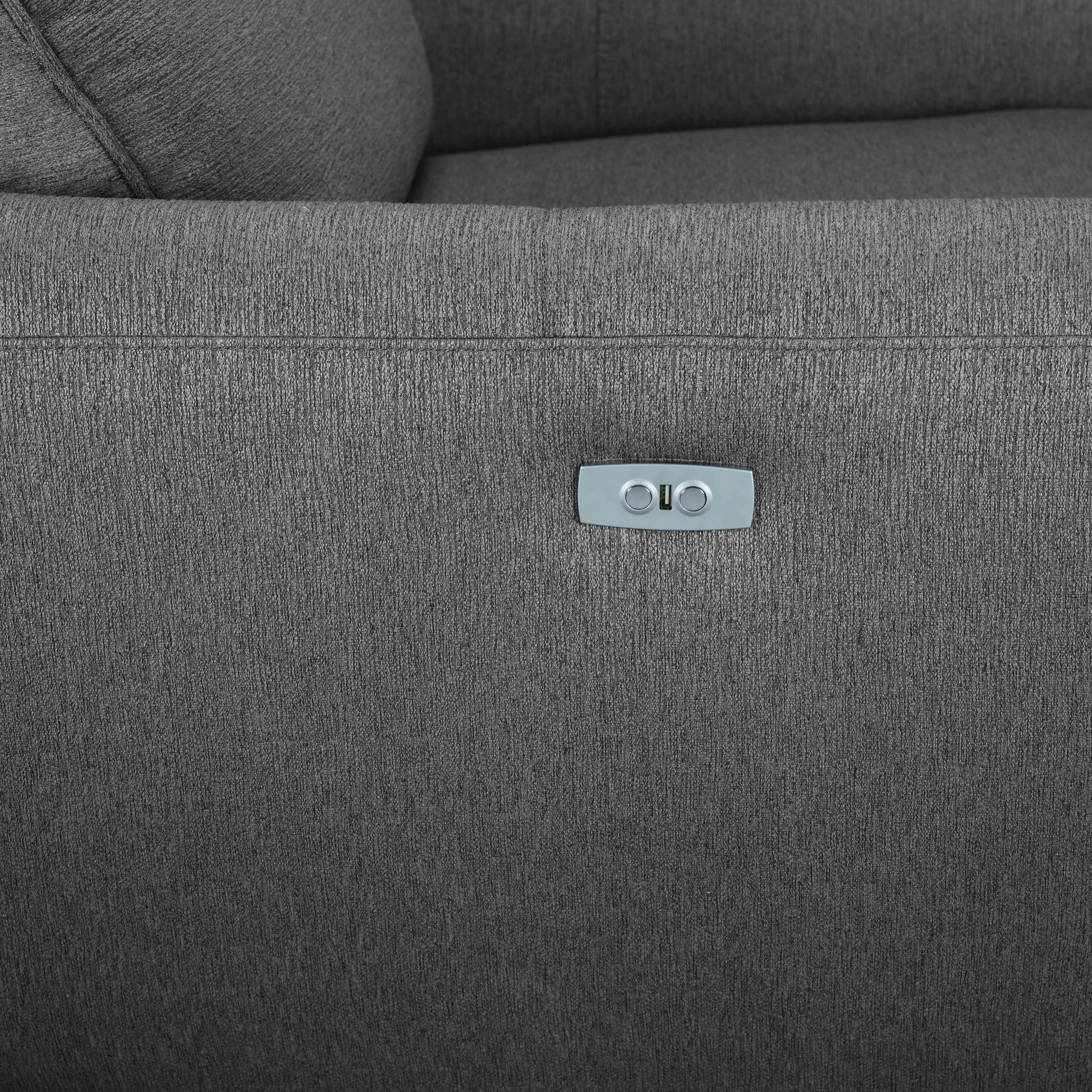 Larsen Power Recliner - Platinum Grey - Image 6