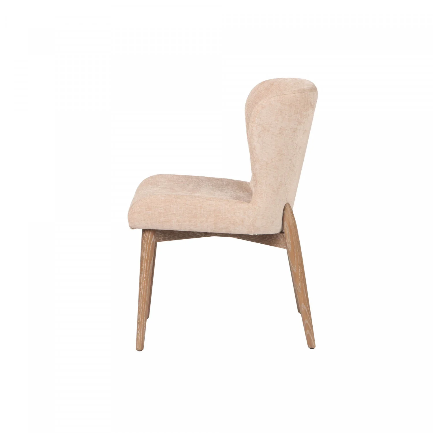 Laurenzi Dining Chair - Champagne Chenille - Image 3