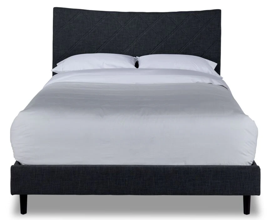 Lawrence 3-Piece King Bed - Dark Grey - Image 3