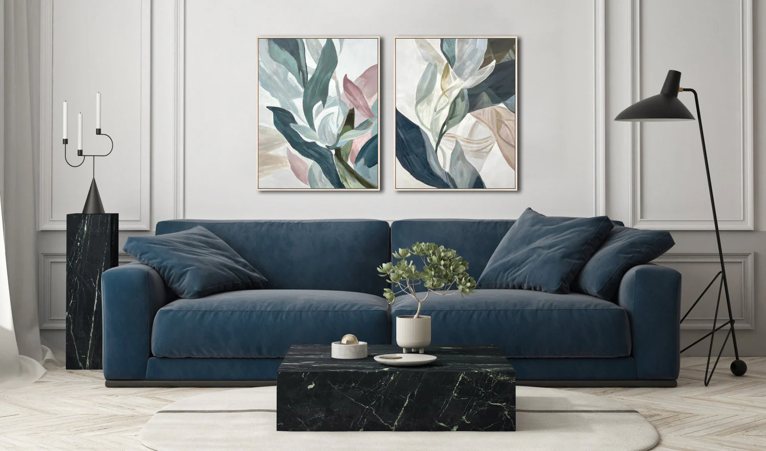 Layered Silence I Wall Art - Multi-Colour - 30 X 24 - Image 2