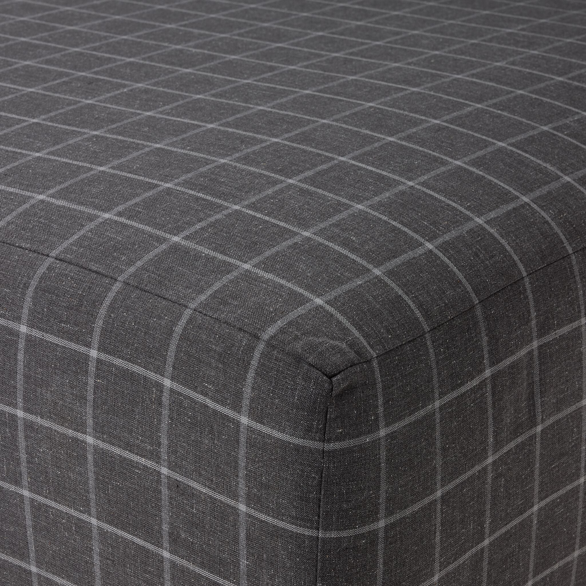 Lewiston Ottoman - Charcoal - Image 3