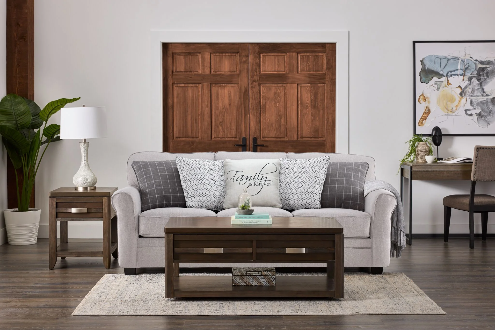 Lewiston Sofa - Cement - Image 2