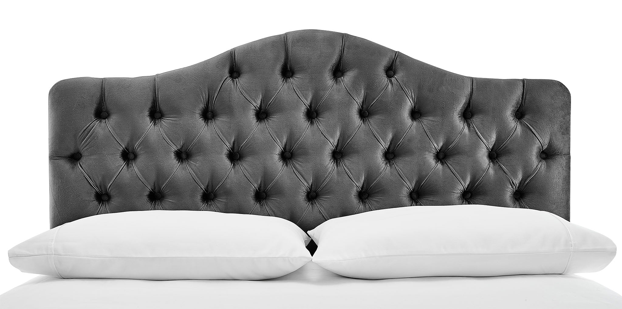 Lexa Full Headboard - Dark Grey - Image 2