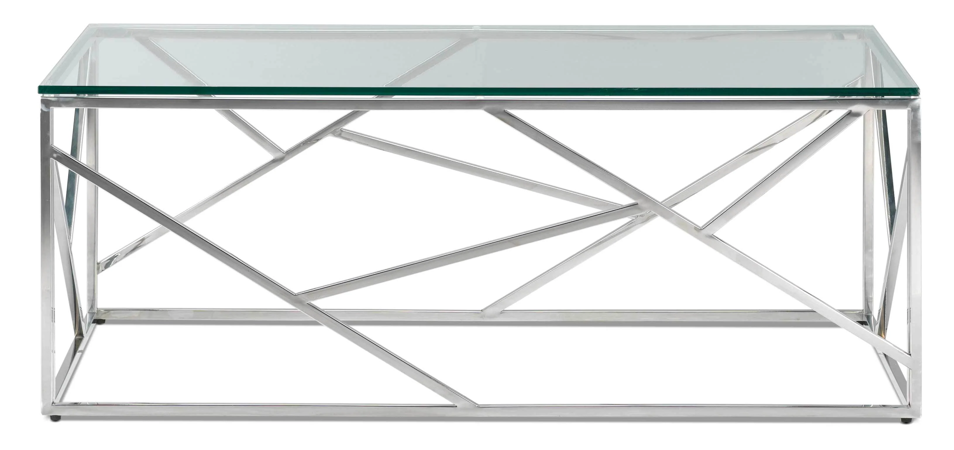 Lexie Coffee Table - Stainless Steel - Image 2