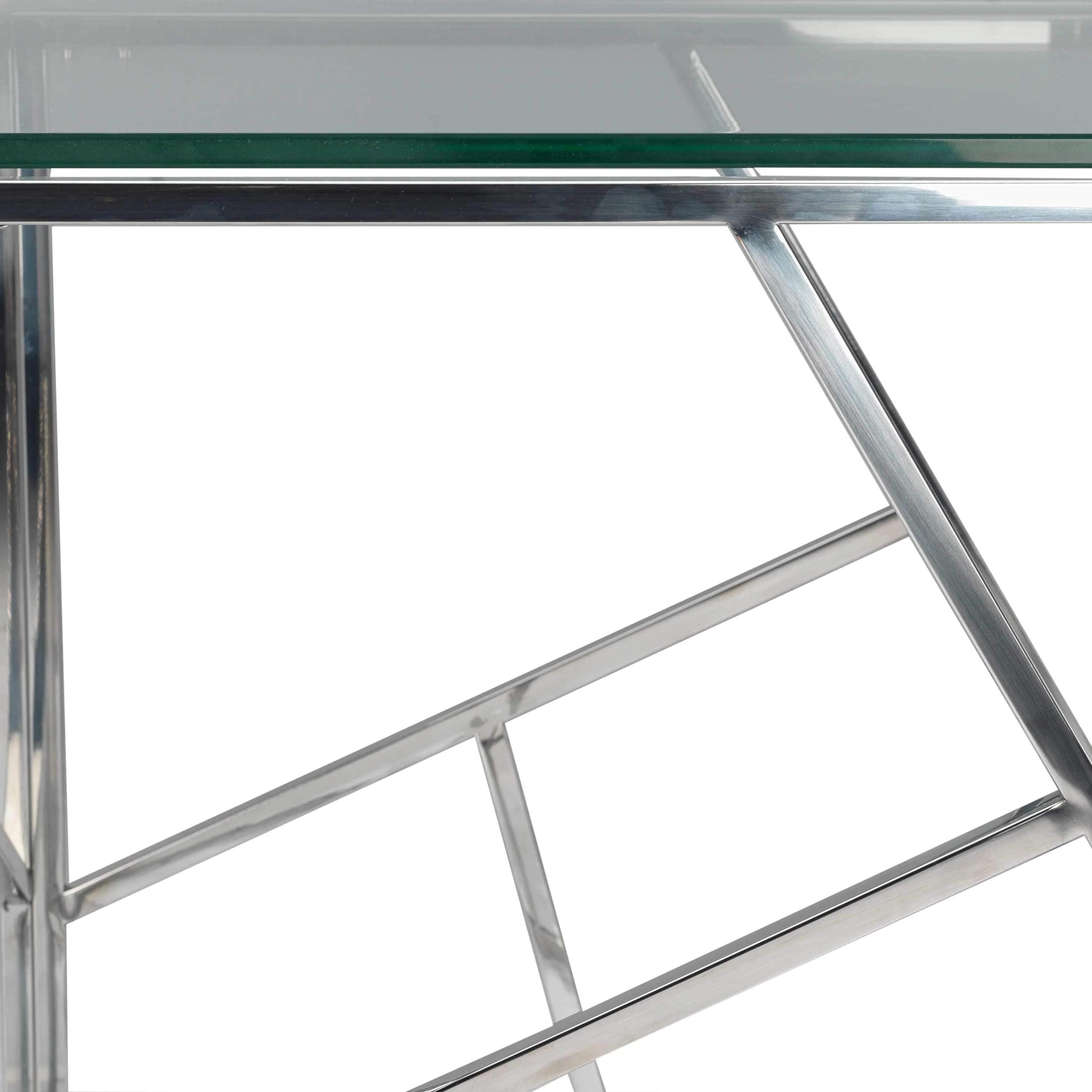 Lexie 21" End Table - Stainless Steel - Image 3