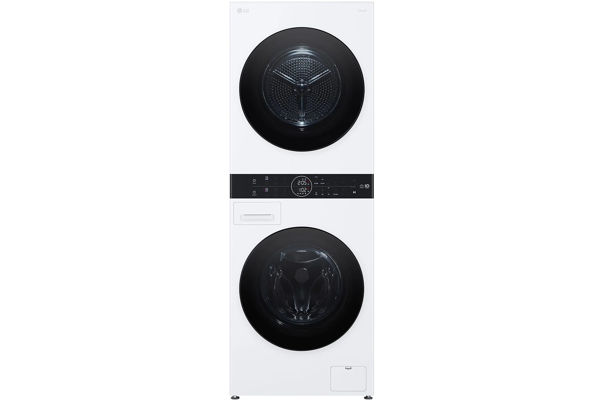 LG 24" White Single Unit WashTower™ Front Load Washer (3.1 Cu.ft) and Electric Ventless Heat Pump Dryer (4.2 Cu.ft) - WKHC152HWA - Image 2