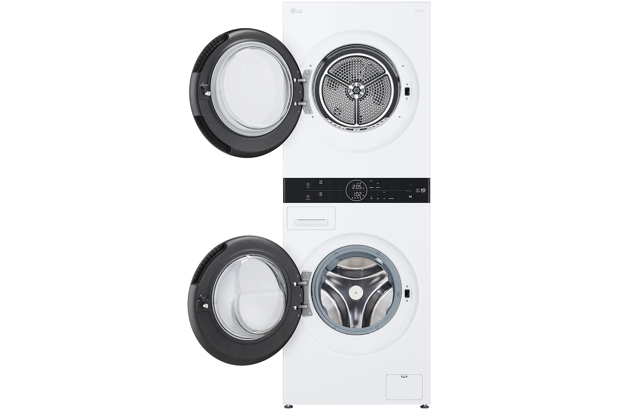 LG 24" White Single Unit WashTower™ Front Load Washer (3.1 Cu.ft) and Electric Ventless Heat Pump Dryer (4.2 Cu.ft) - WKHC152HWA - Image 3