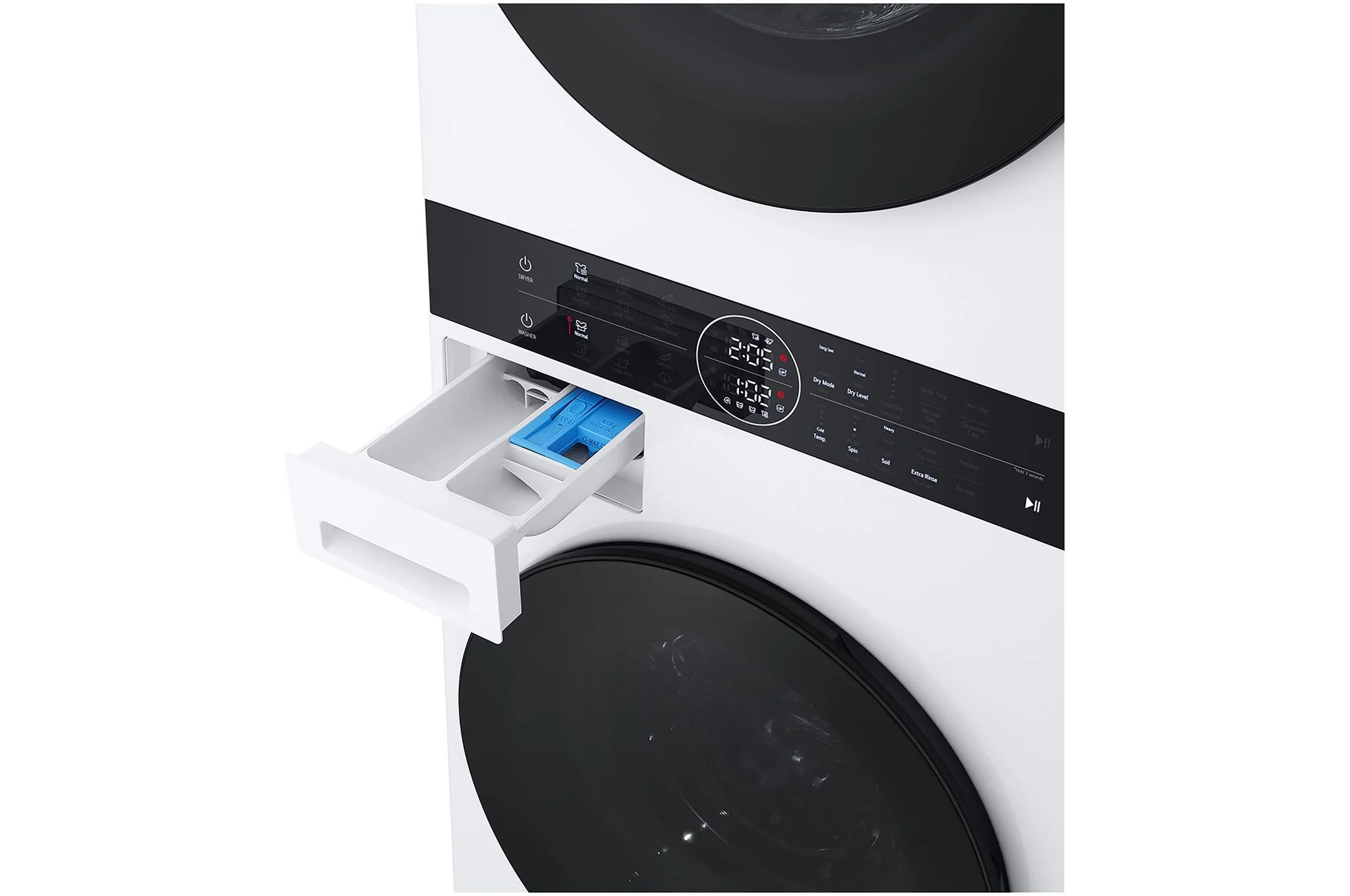 LG 24" White Single Unit WashTower™ Front Load Washer (3.1 Cu.ft) and Electric Ventless Heat Pump Dryer (4.2 Cu.ft) - WKHC152HWA - Image 5