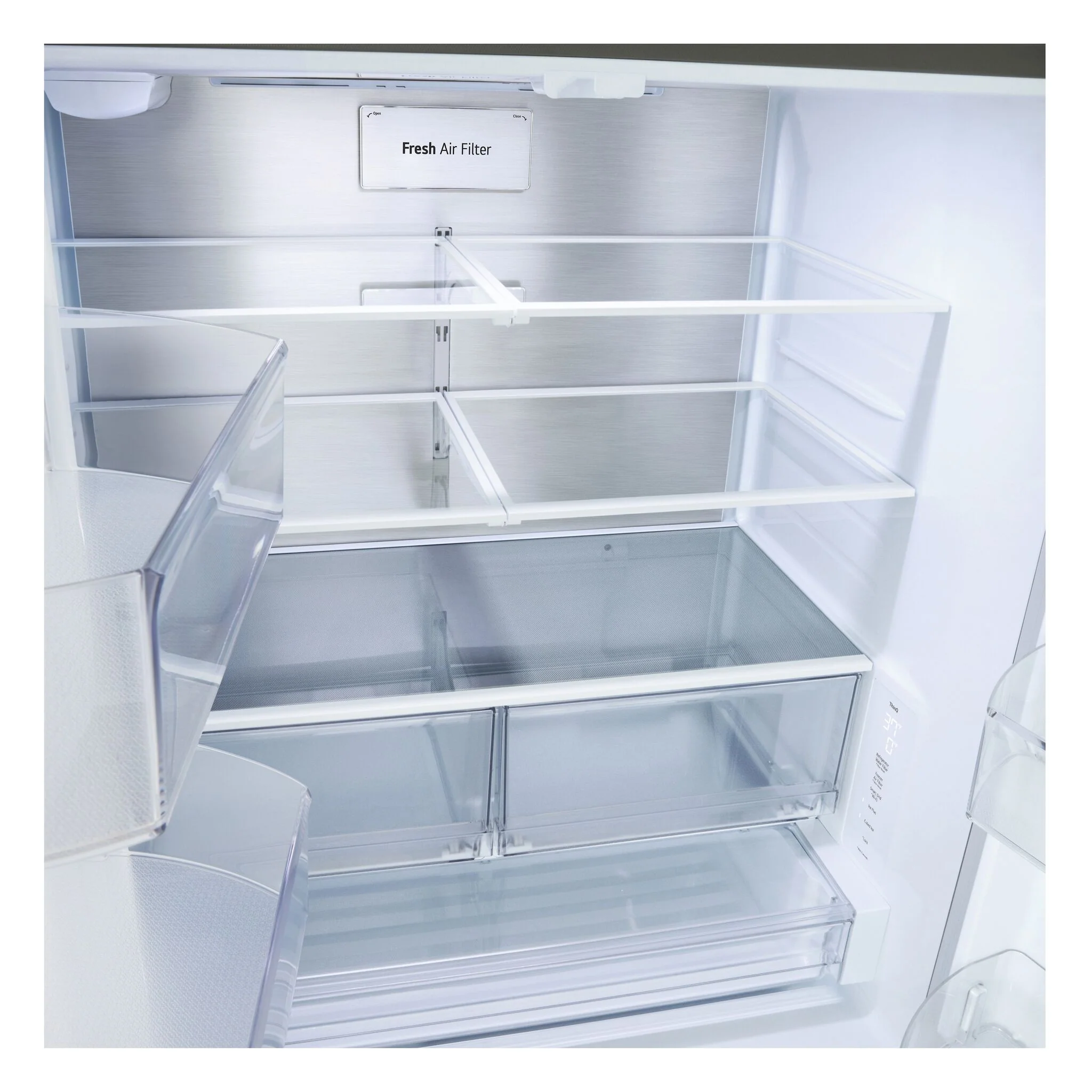 LG 36" 25.1 Cu. Ft. Smudge-Resistant Stainless Steel Counter-Depth MAX 3-Door French Door Refrigerator with Internal Water Dispenser and Ice Maker - LF25BZH42S - Image 8