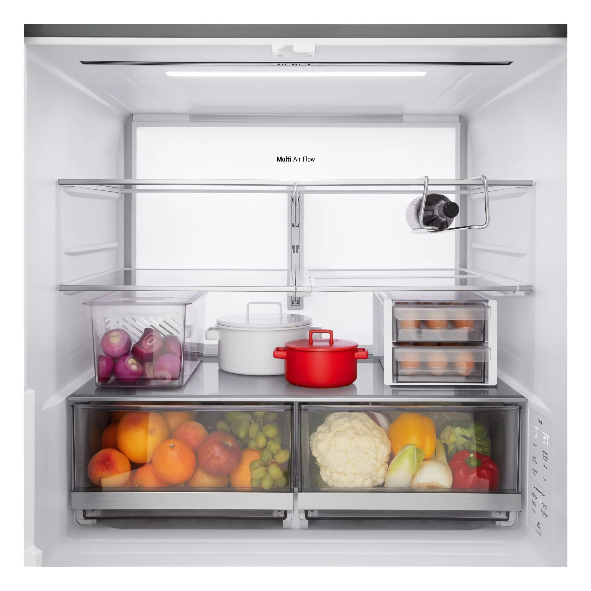 LG 36" 28.6 Cu. Ft. Smudge-Resistant Stainless Steel French Door Refrigerator with Craft Ice and Full-Convert Drawer - LF29S9730S - Image 11
