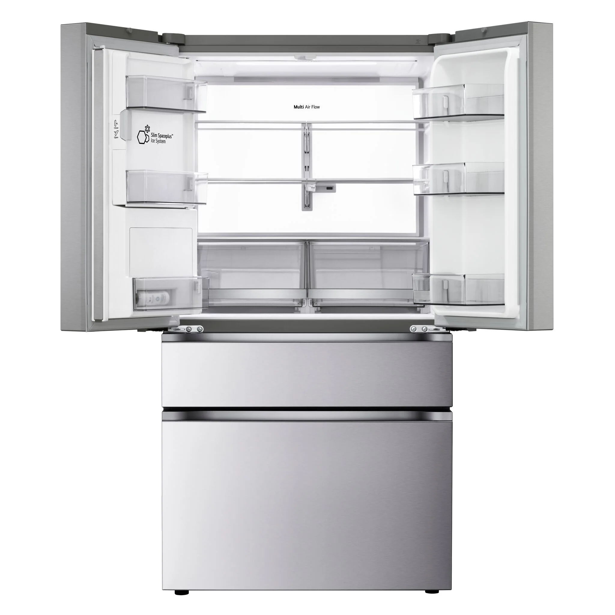 LG 36" 28.6 Cu. Ft. Smudge-Resistant Stainless Steel French Door Refrigerator with Craft Ice and Full-Convert Drawer - LF29S9730S - Image 3