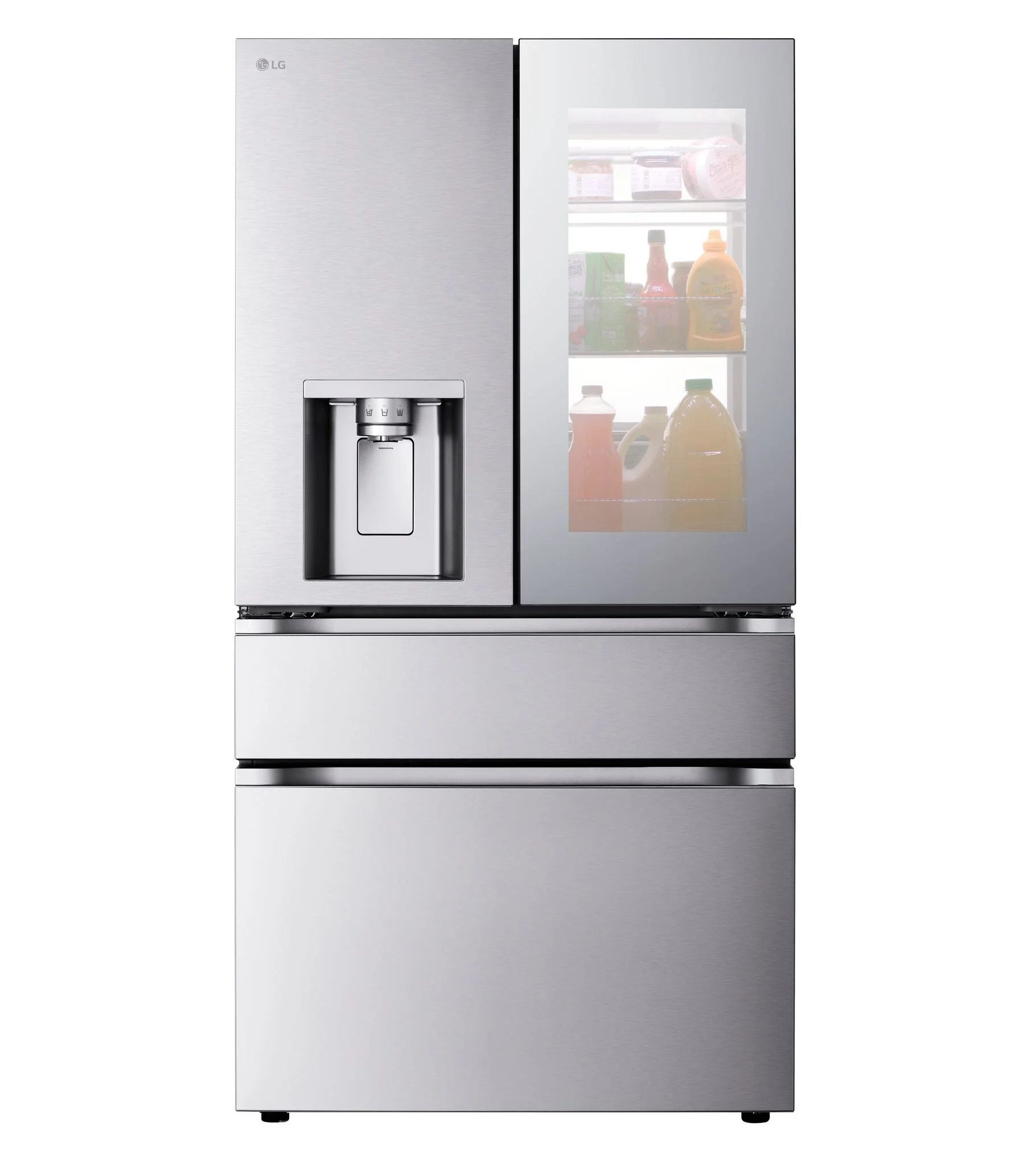 LG 36" 28.6 Cu. Ft. Smudge-Resistant Stainless Steel French Door Refrigerator with InstaView, MyColour Window, and Craft Ice - LF29S9775S - Image 11
