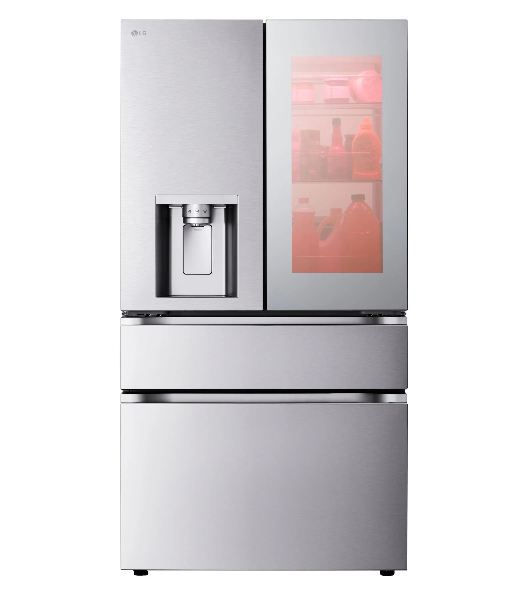 LG 36" 28.6 Cu. Ft. Smudge-Resistant Stainless Steel French Door Refrigerator with InstaView, MyColour Window, and Craft Ice - LF29S9775S - Image 14