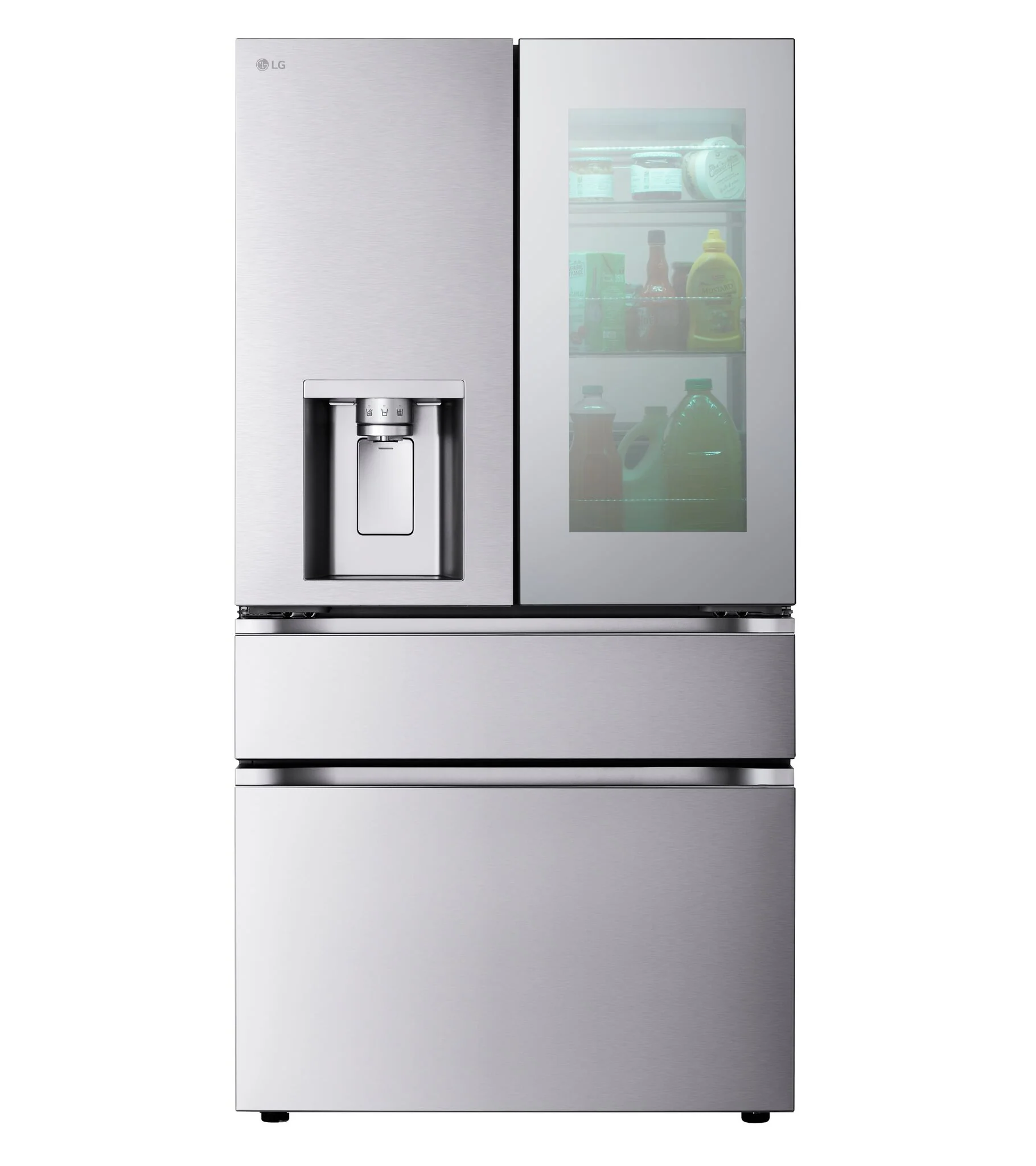 LG 36" 28.6 Cu. Ft. Smudge-Resistant Stainless Steel French Door Refrigerator with InstaView, MyColour Window, and Craft Ice - LF29S9775S - Image 15