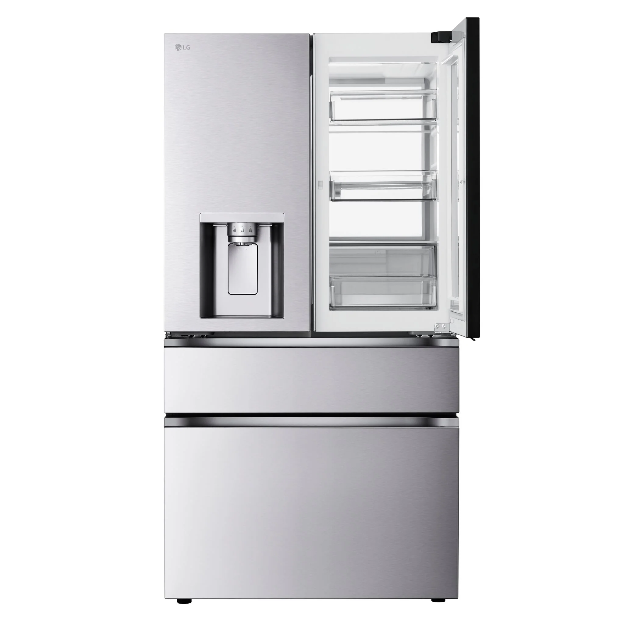LG 36" 28.6 Cu. Ft. Smudge-Resistant Stainless Steel French Door Refrigerator with InstaView, MyColour Window, and Craft Ice - LF29S9775S - Image 6