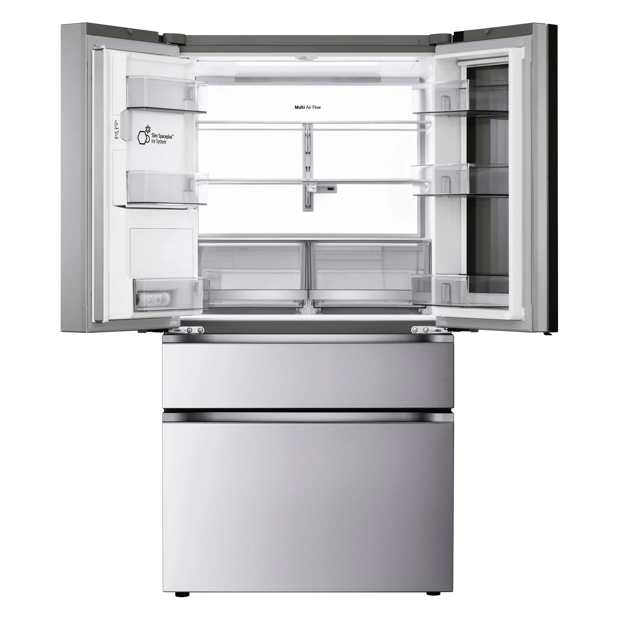 LG 36" 28.6 Cu. Ft. Smudge-Resistant Stainless Steel French Door Refrigerator with InstaView, MyColour Window, and Craft Ice - LF29S9775S - Image 9