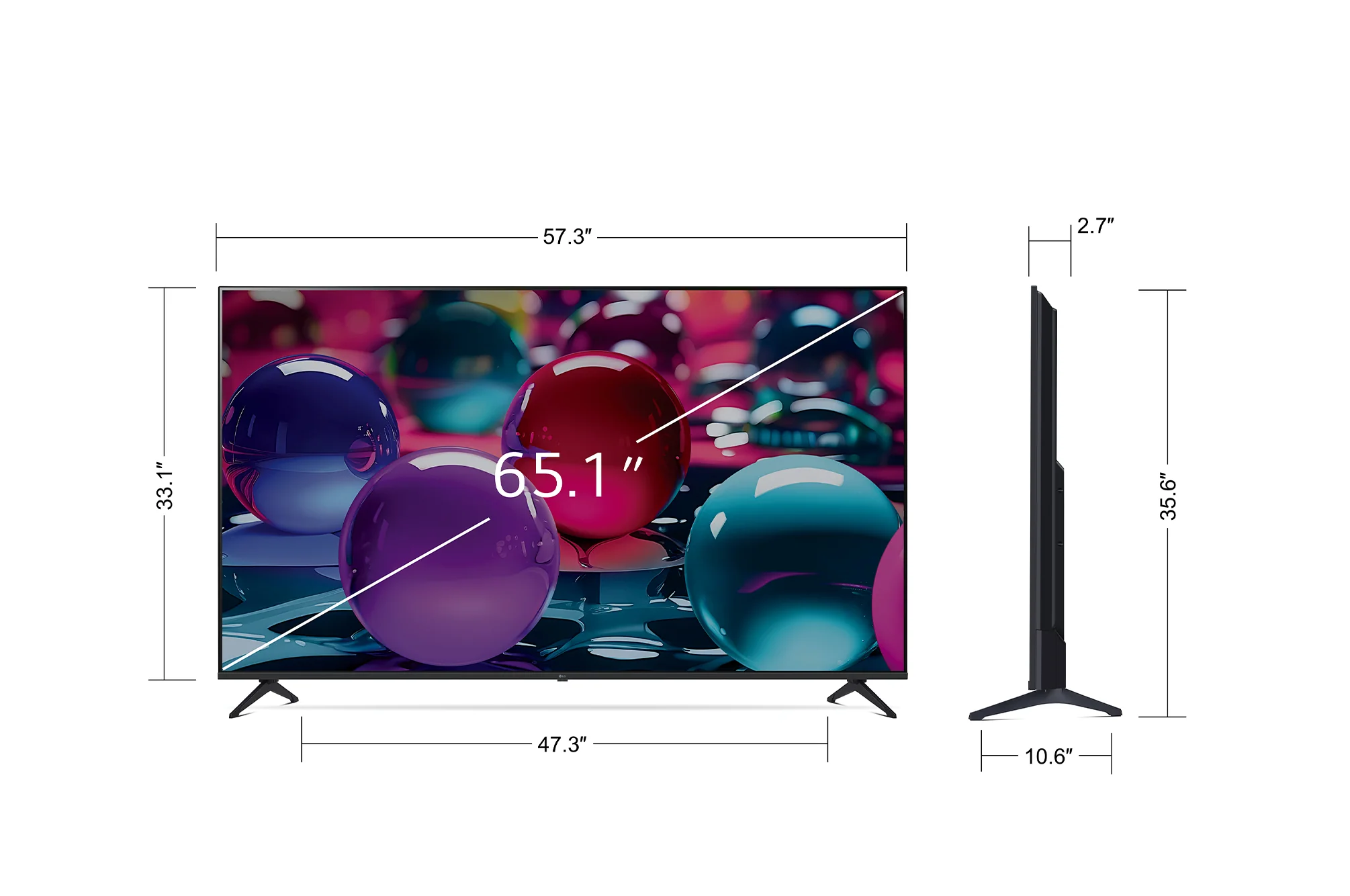 LG 65" 4K Smart UHD TV 2025 - 65UA7000PUB.ACC - Image 6