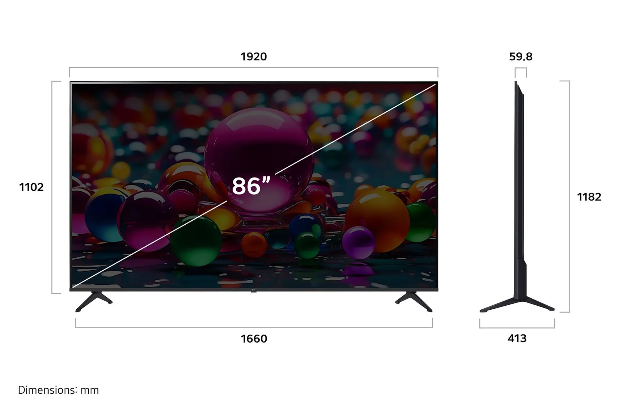 LG 86" 4K Smart UHD TV - 86UA7500ZUA - Image 4