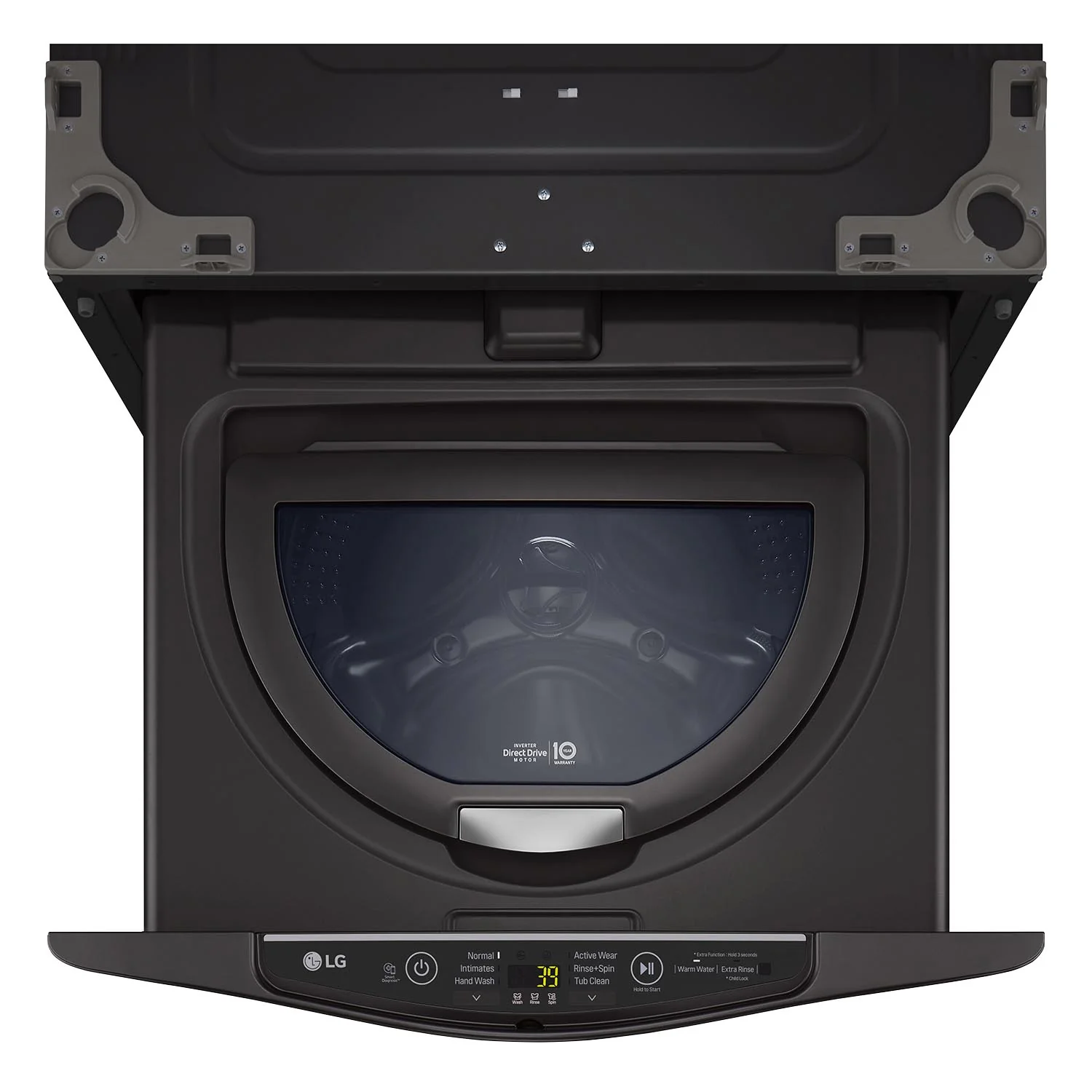 LG Black 29" SideKick™ Pedestal Washer (1 Cu. Ft) - WD200CB - Image 2
