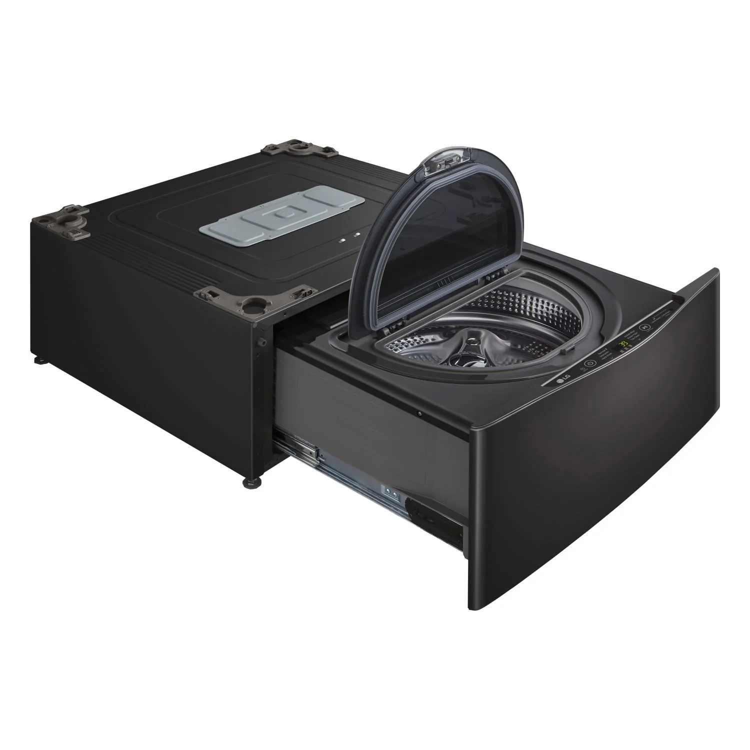 LG Black 29" SideKick™ Pedestal Washer (1 Cu. Ft) - WD200CB - Image 4