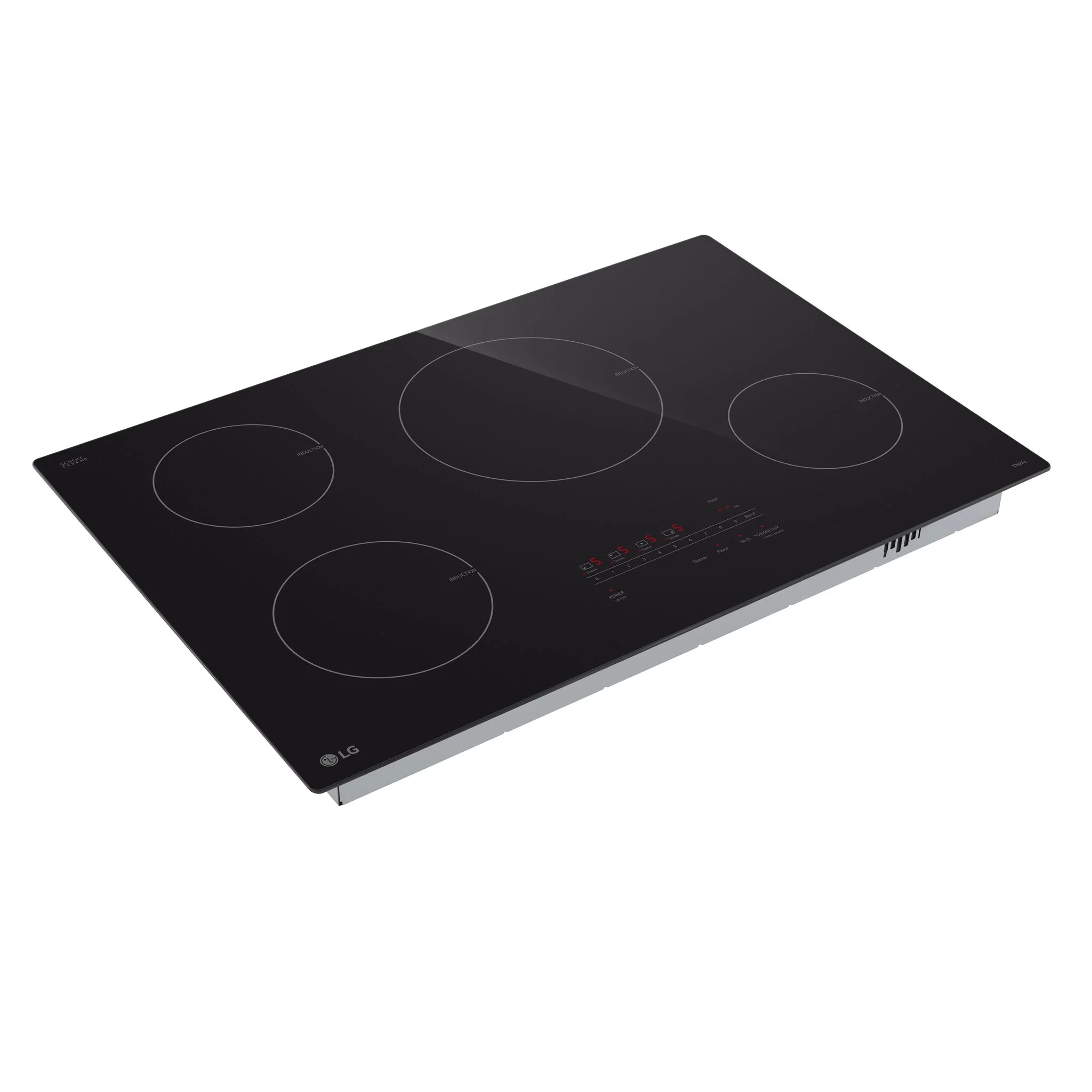 LG Black Smart Induction 30" Cooktop with UltraHeat™ 4.3kW Element - CBIH3013BE - Image 3