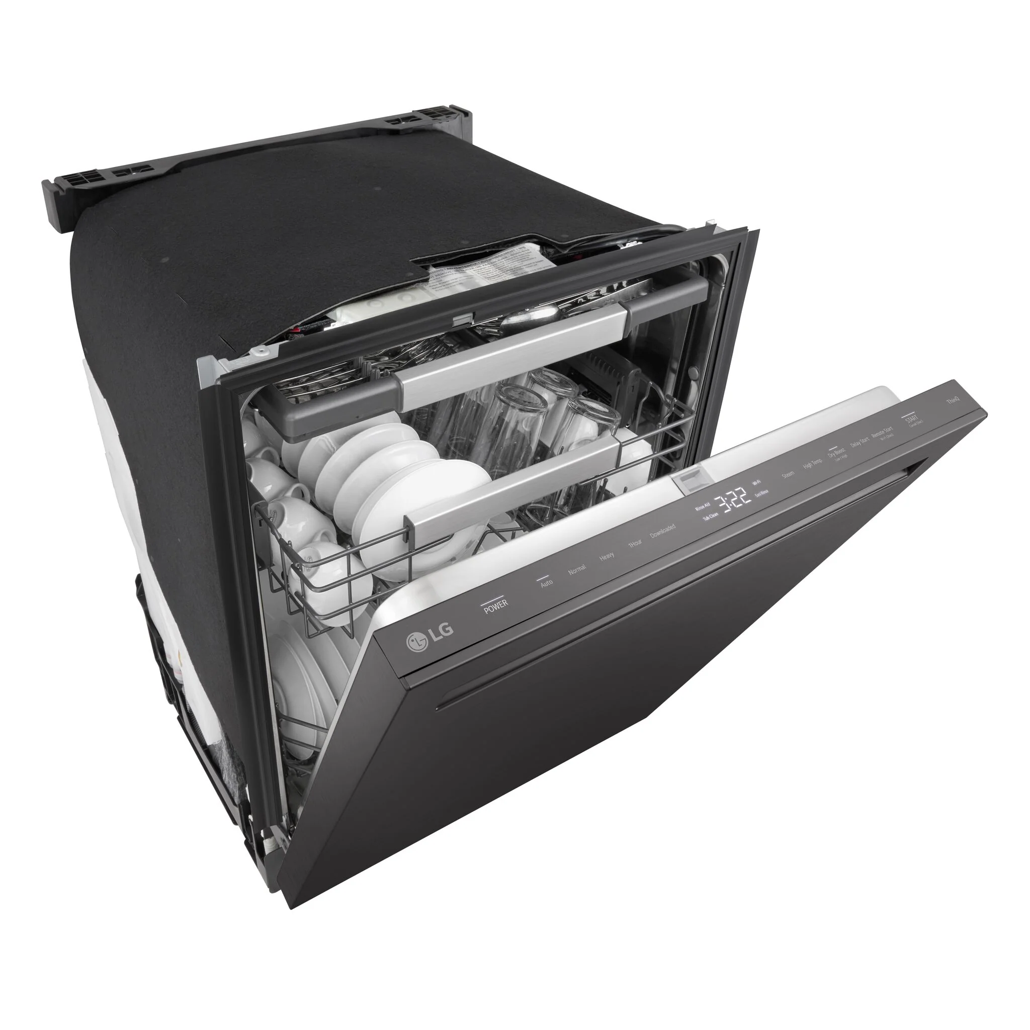 LG Black Stainless Steel 24" Top Control Dishwasher with QuadWash® - LDNPM654D - Image 9