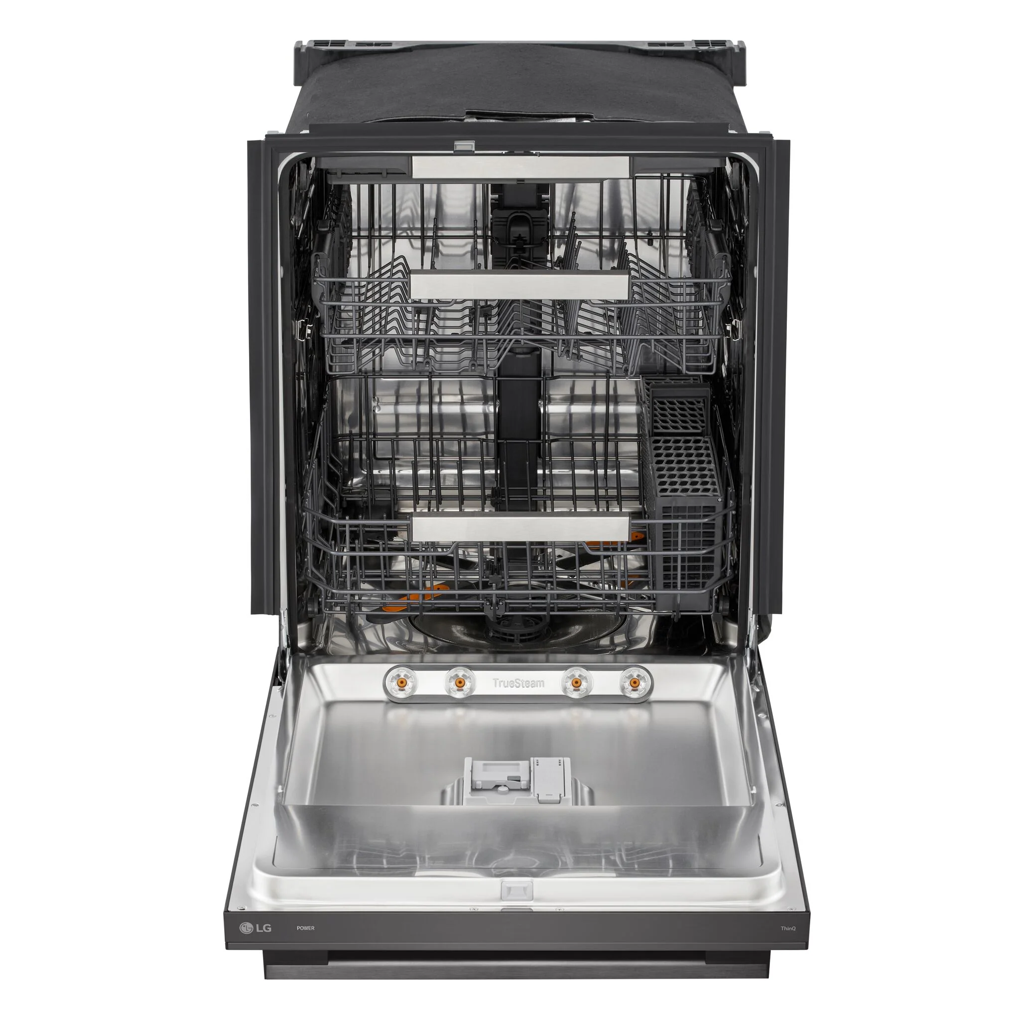 LG Black Stainless Steel 24" Top Control Dishwasher with TrueSteam® - LDNTH753D - Image 2