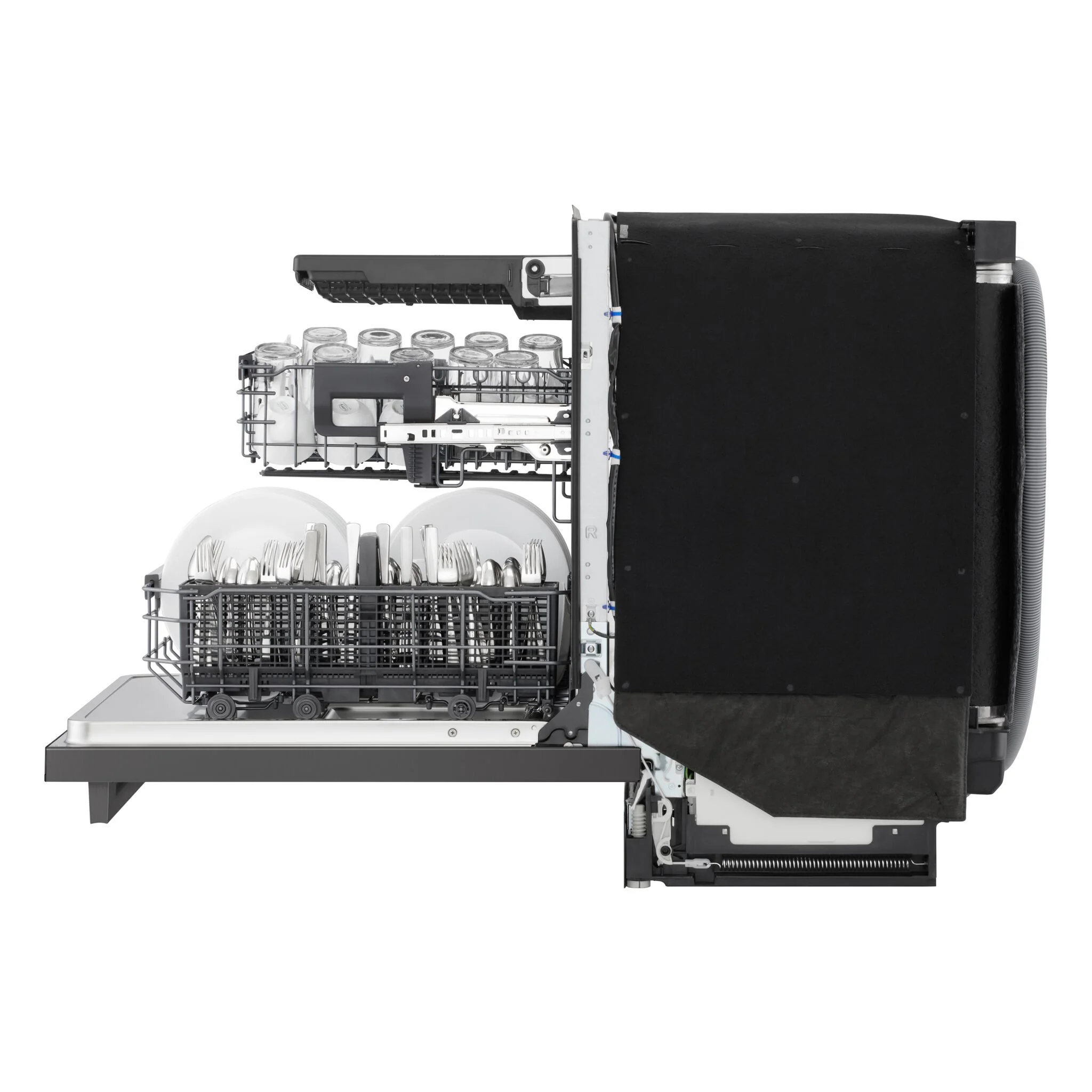 LG Black Stainless Steel 24" Top Control Dishwasher with TrueSteam® - LDNTH753D - Image 6