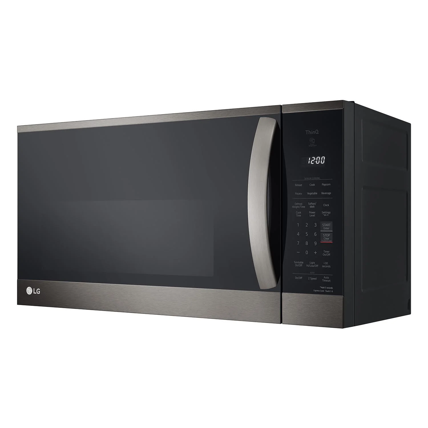LG Black Stainless Steel Over-the-Range Smart Microwave 1.8 Cu.- MVEM1825D - Image 2