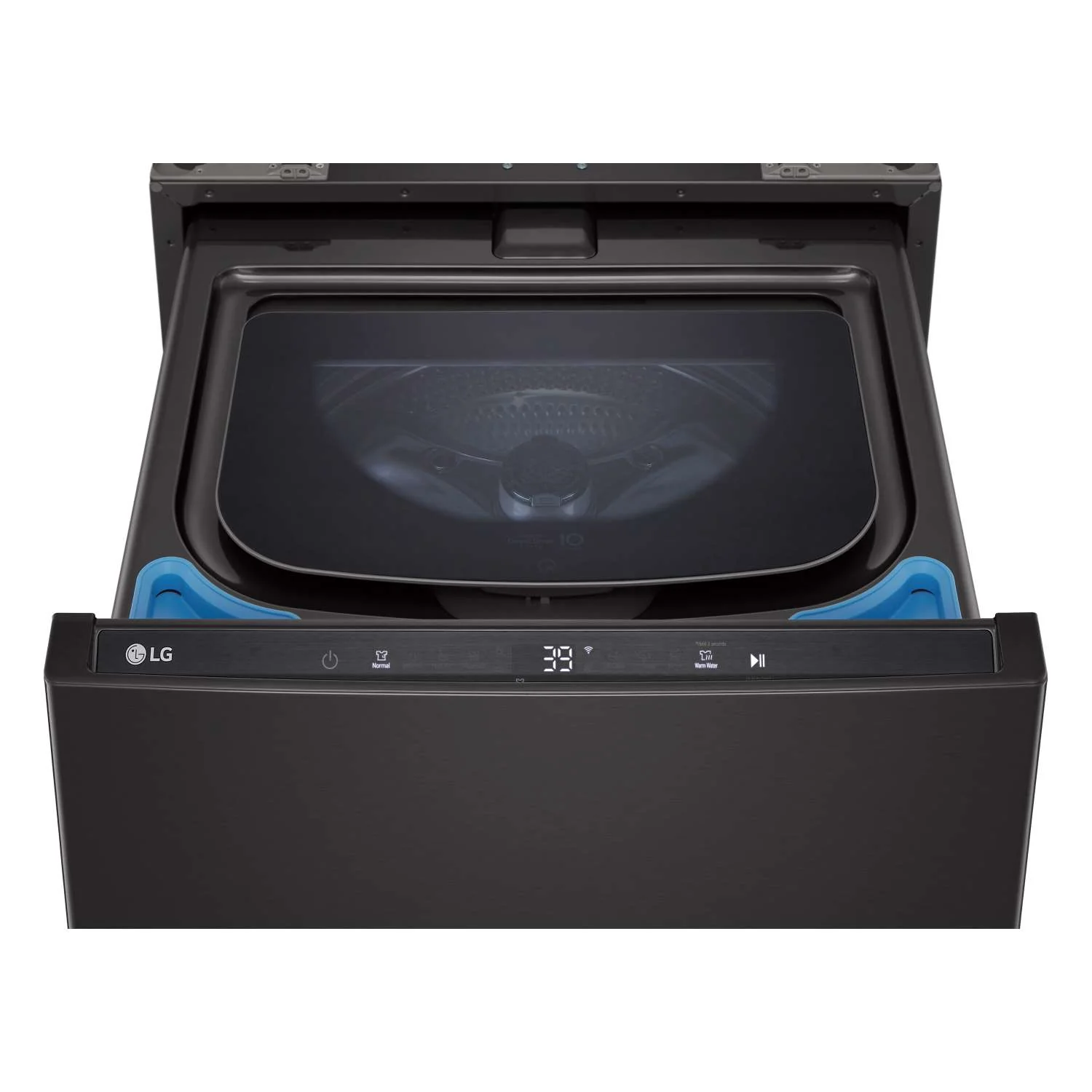 LG Black Steel 27'' LG SideKick™ Pedestal Washer (1 Cu. Ft) - WD300CB - Image 3