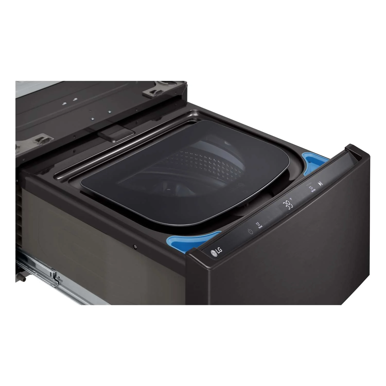 LG Black Steel 27'' LG SideKick™ Pedestal Washer (1 Cu. Ft) - WD300CB - Image 6