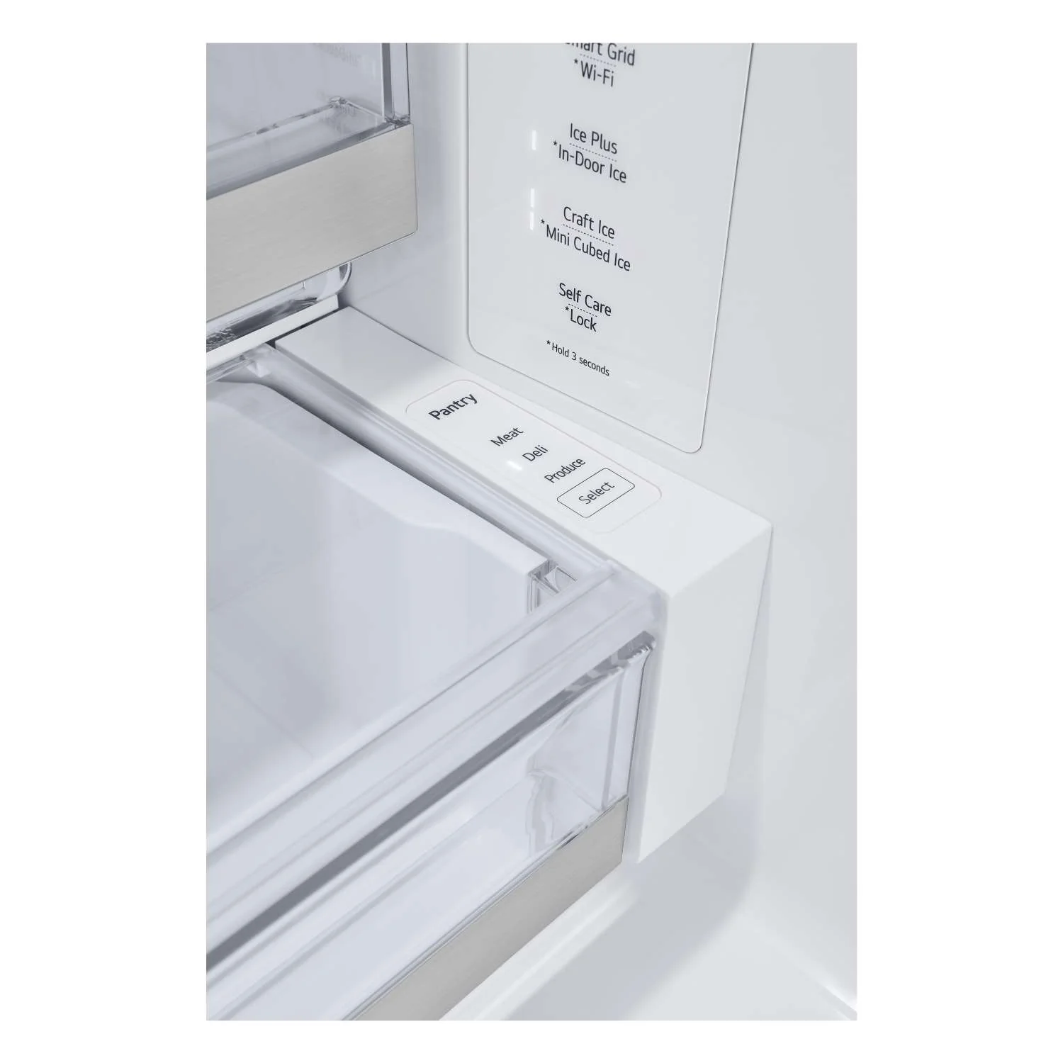 LG 35.75" 26 Cu. Ft. Black Stainless Steel Smart Counter-Depth MAX™  French Door Refrigerator with Four Types of Ice - LRYXC2606D - Image 6