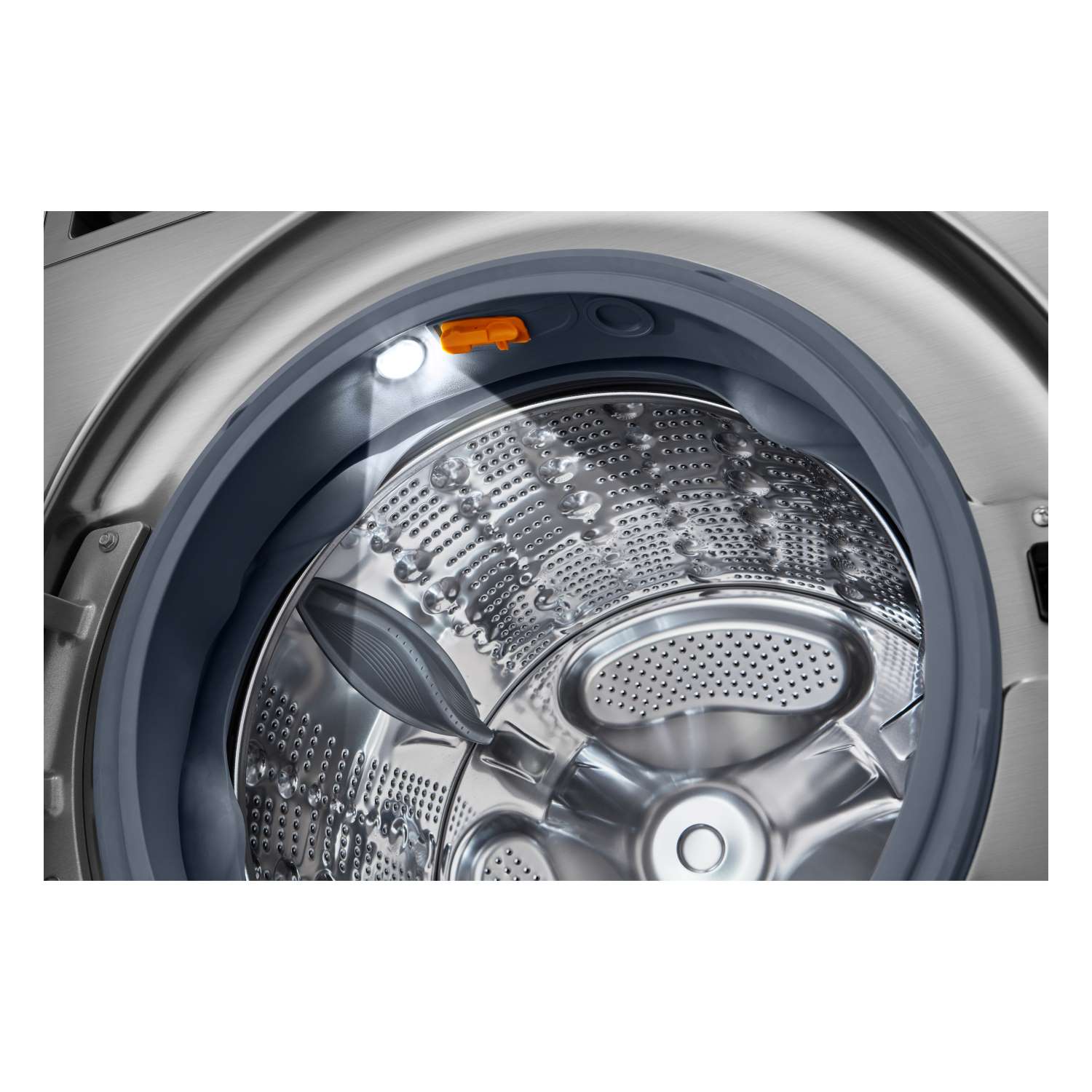 LG Graphite Steel 5.2 cu. ft. Front Load Washer with AI DD™ and LCD Knob - WM5500HVA - Image 3