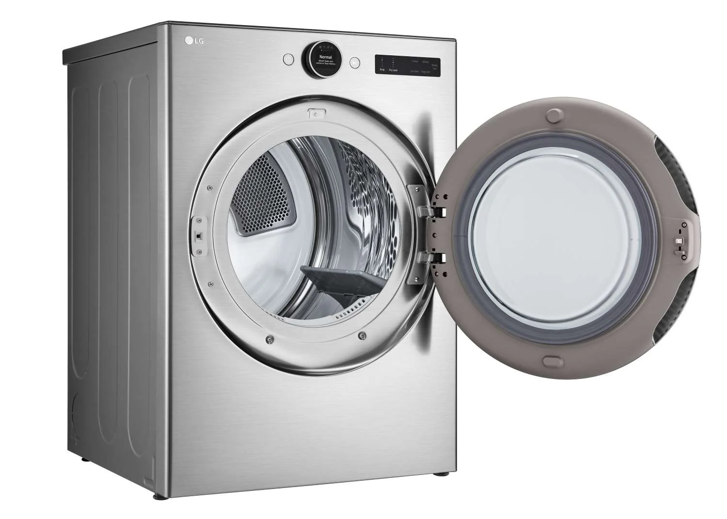 LG Graphite Steel 7.4 cu. ft. Ultra Large Capacity Smart Front Load Dryer with Built-In Intelligence & TurboSteam® - DLEX5500V - Image 2