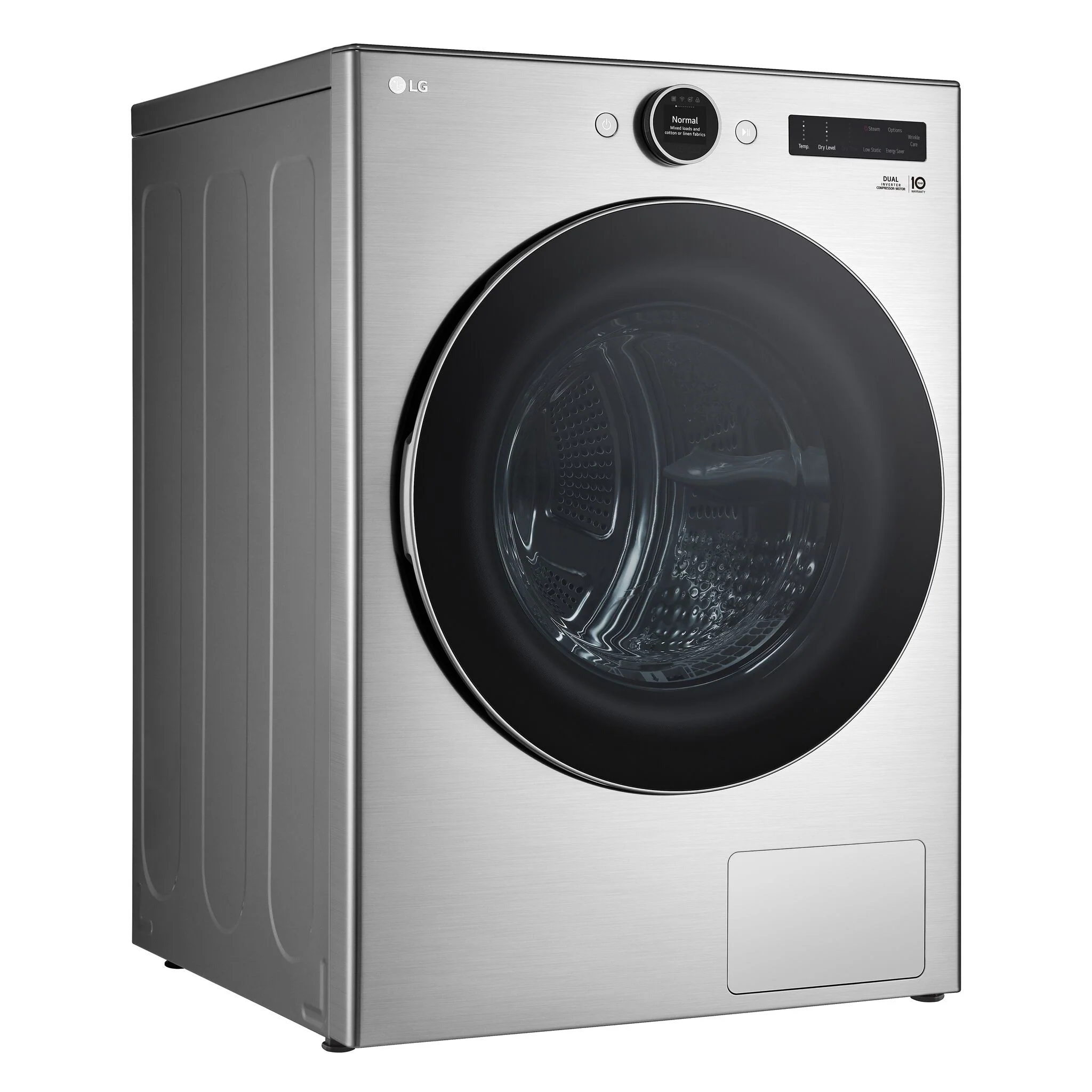 LG Graphite Steel Smart Front Load Dryer with Dual Inverter HeatPump™ Technology (7.8 Cu.ft) - DLHC5502V - Image 4