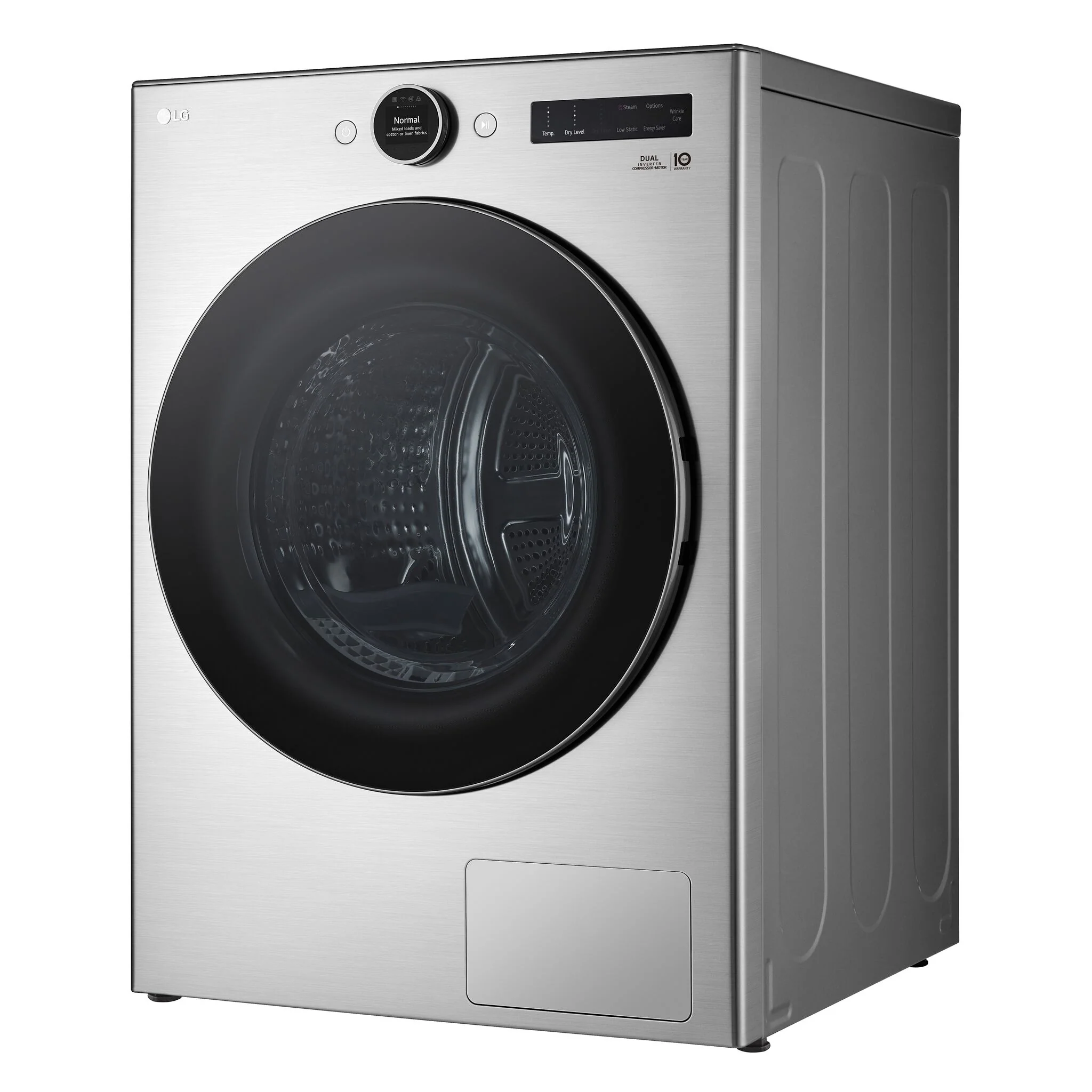 LG Graphite Steel Smart Front Load Dryer with Dual Inverter HeatPump™ Technology (7.8 Cu.ft) - DLHC5502V - Image 5