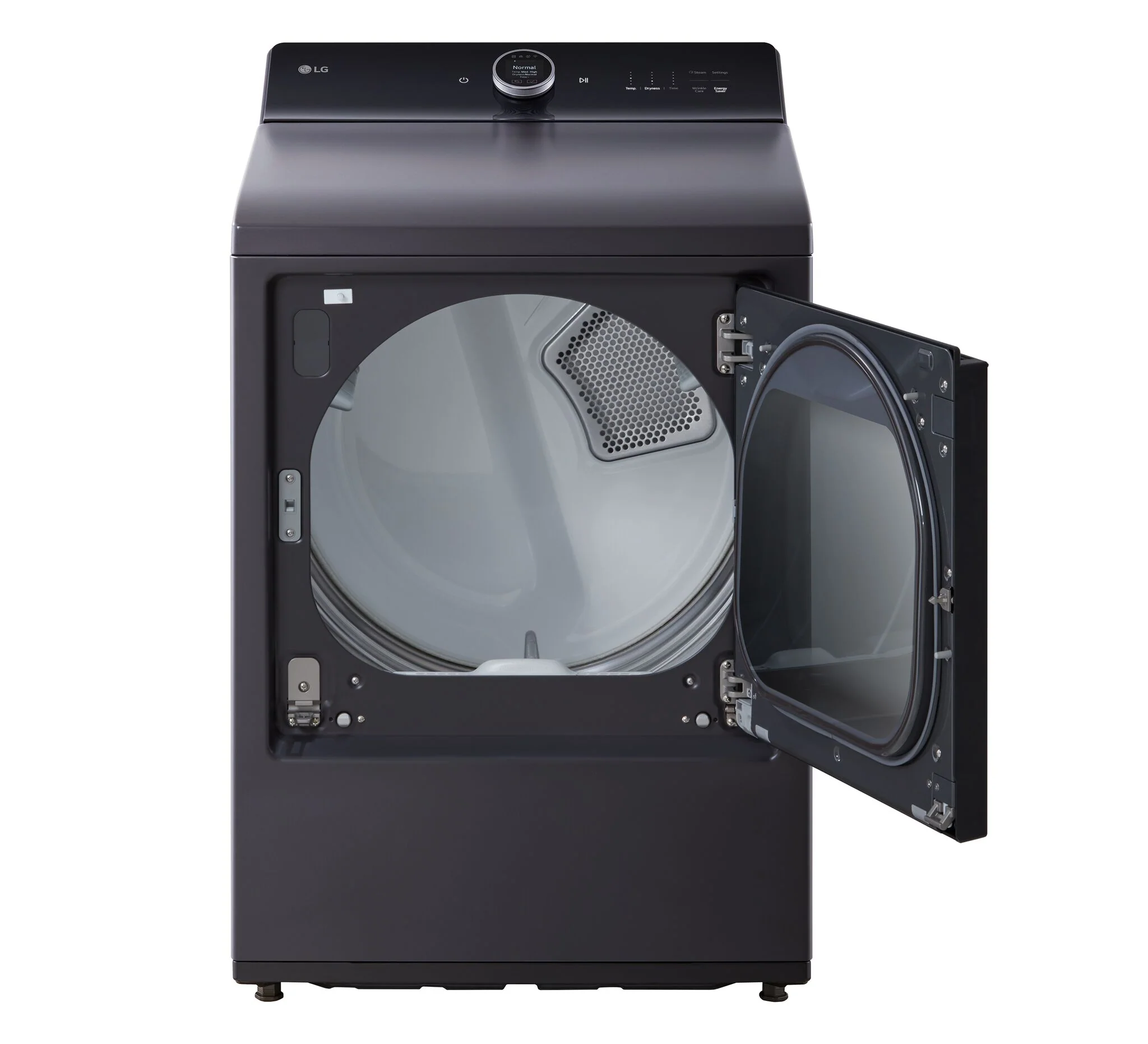 LG Matte Black Electric Dryer with EasyLoad™ Door (7.3 Cu.ft) - DLEX8600BE - Image 2
