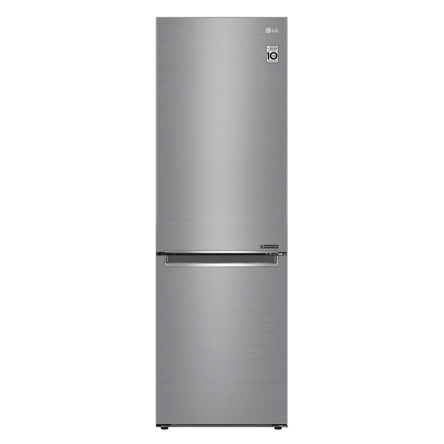 LG 24" 12 Cu. Ft. Platinum Silver Counter-Depth Bottom-Freezer Refrigerator with DoorCooling+ - LBNC12231V - Image 2