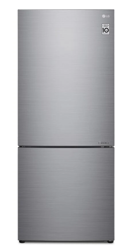 LG 28" 15 Cu. Ft. Platinum SilverCounter-Depth Bottom-Freezer Refrigerator with Door Cooling - LBNC15251V - Image 2
