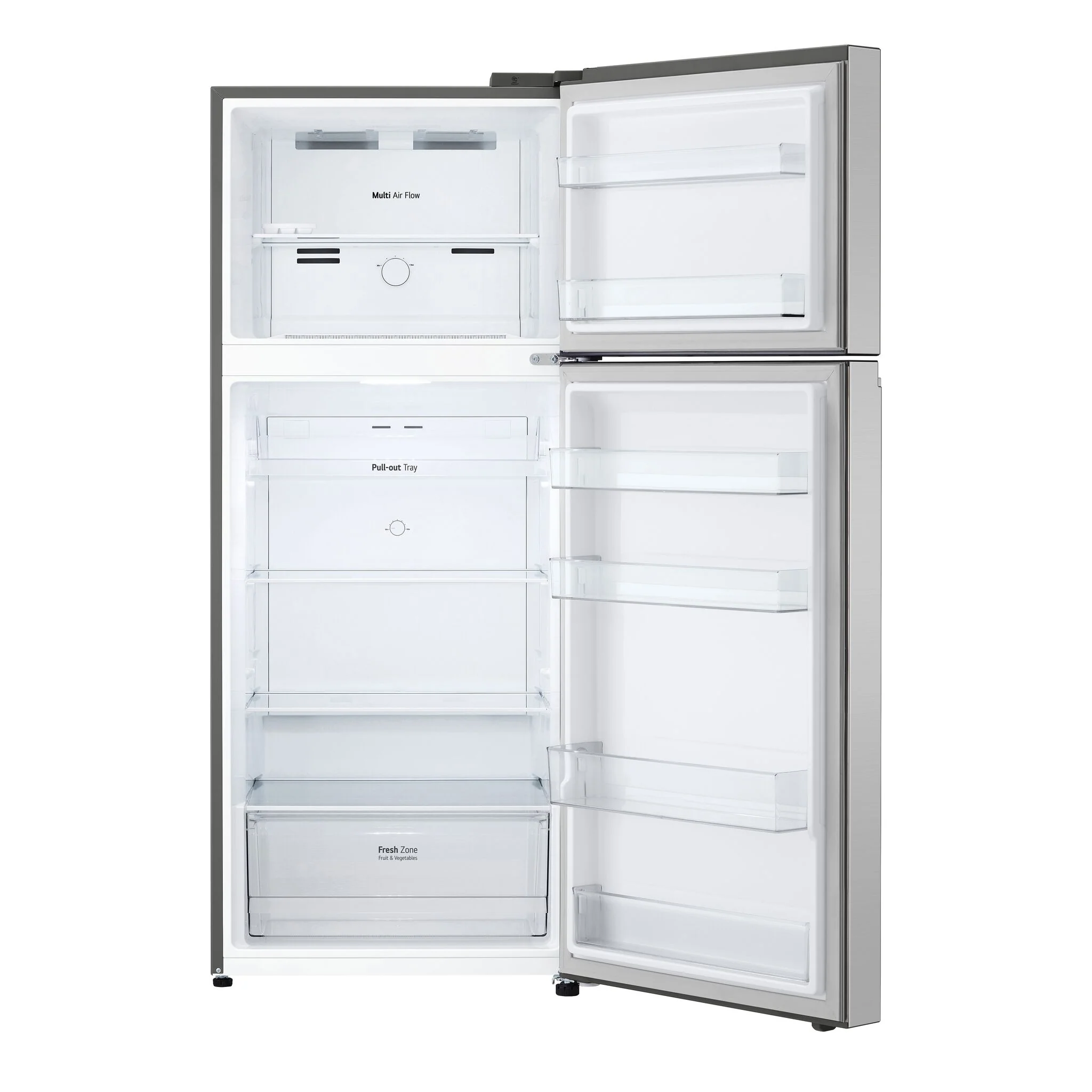 LG 27.5" 13 Cu. Ft. Platinum Silver Counter-Depth Compact Top-Freezer Refrigerator with DoorCooling+ - LT13C2000V - Image 3