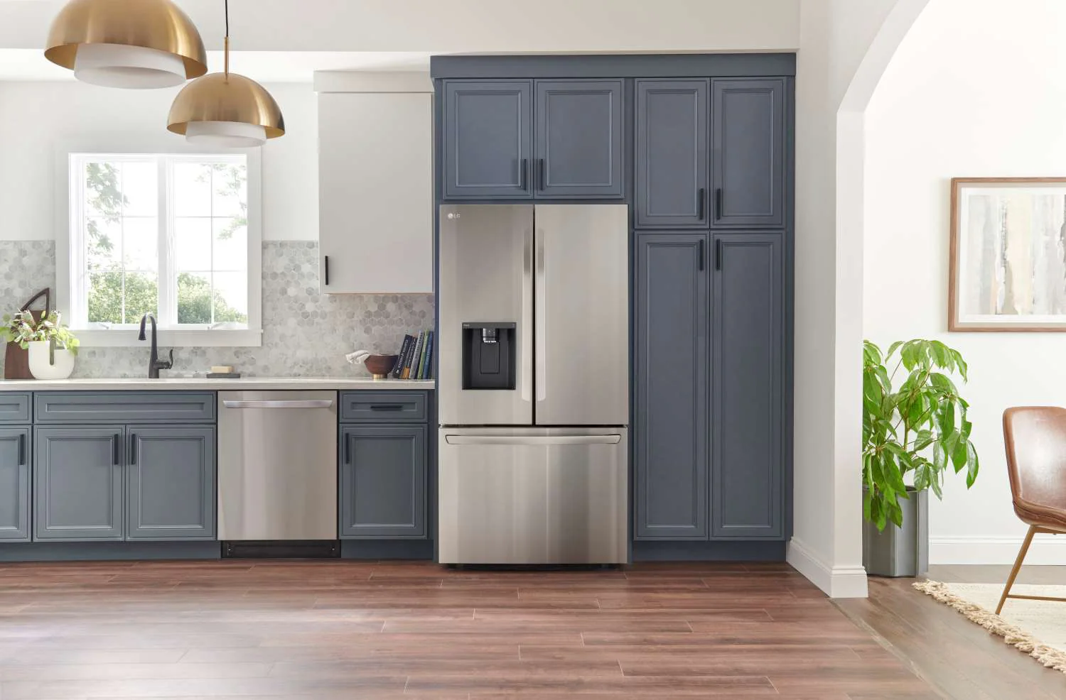 LG 35.75" 26 Cu. Ft. Stainless Steel Smart Counter-Depth MAX™ French Door Refrigerator - LRFXC2606S - Image 13