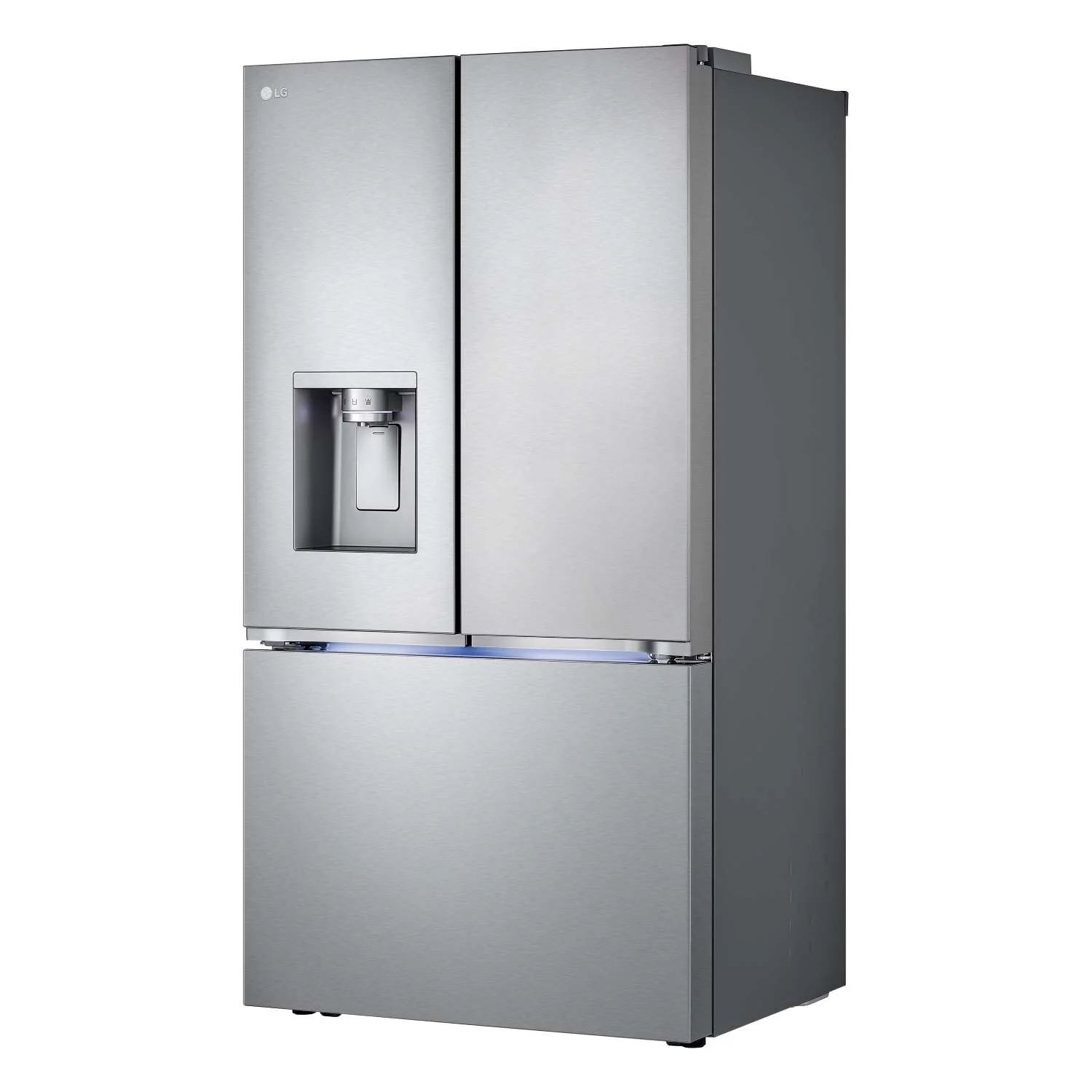 LG 35.75" 26 Cu. Ft. Stainless Steel Smart Counter-Depth MAX™ French Door Refrigerator with Four Types of Ice - LRYXC2606S - Image 2
