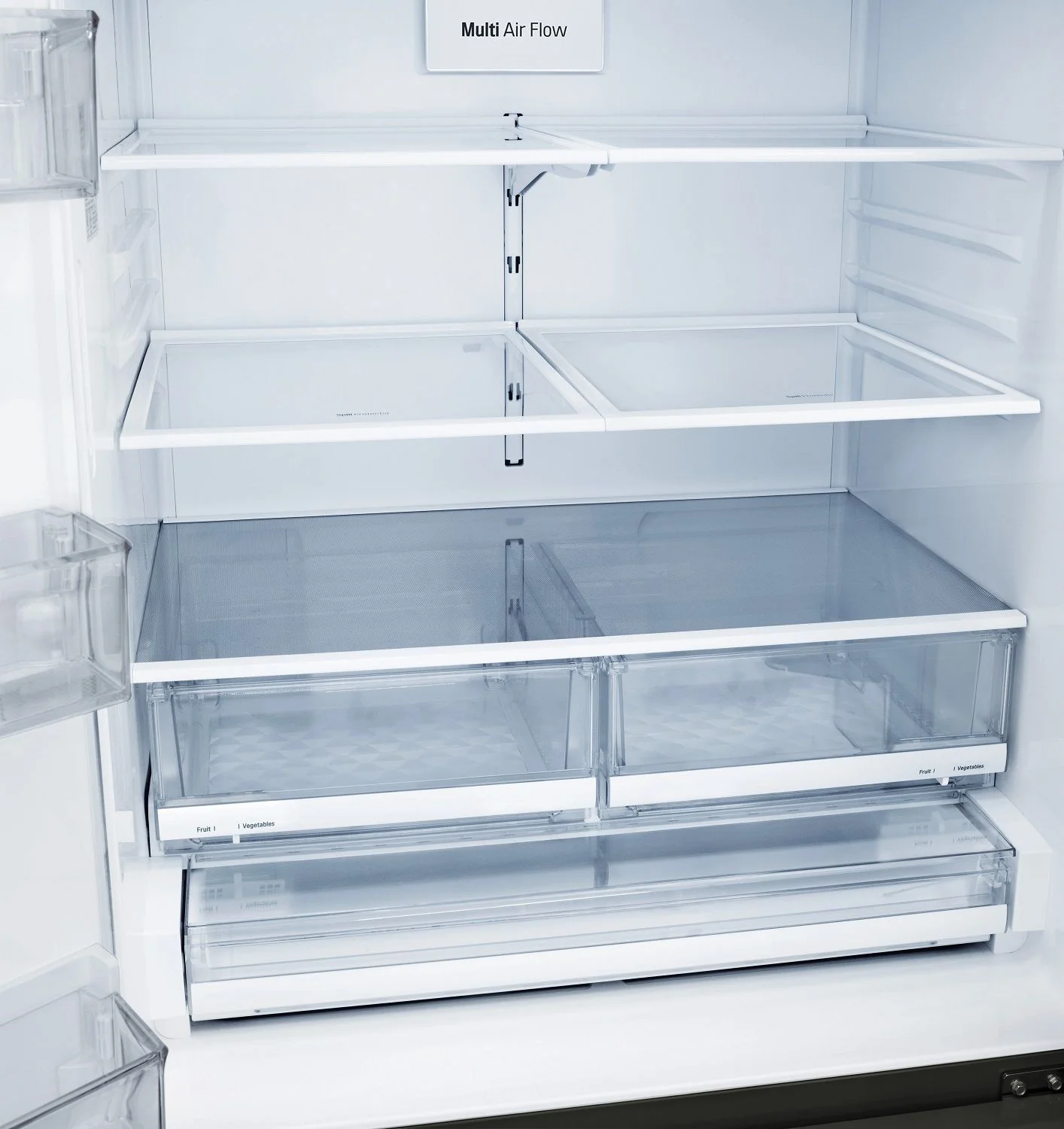 LG 36" 28 Cu. Ft. Smudge Resistant Black Stainless Steel French Door Refrigerator with Ice & Water Dispenser - LRFS28XBD - Image 10