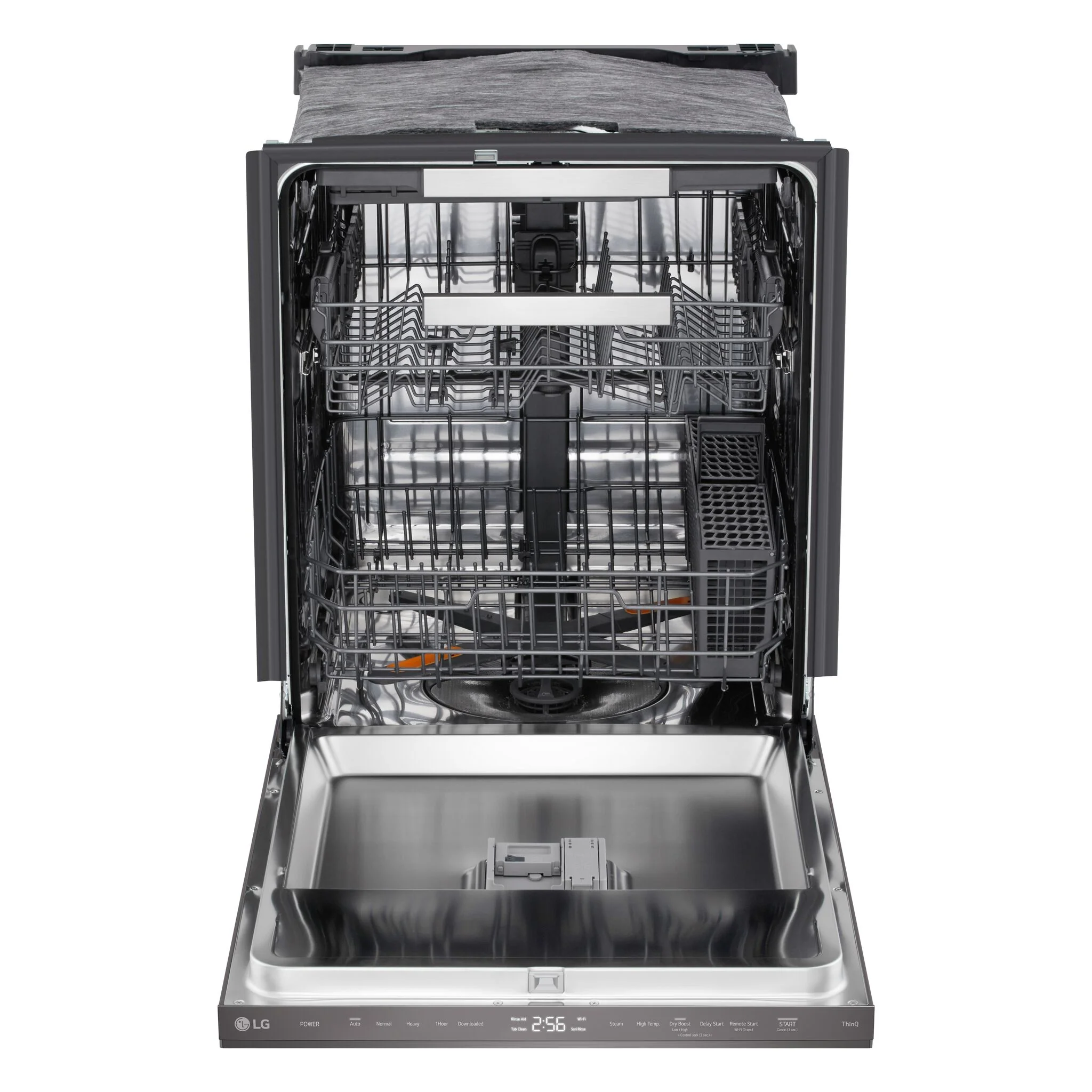 LG Smudge Resistant Black Stainless Steel 46dB Top Control Dishwasher with FlushFit™ Design, QuadWash® Pro and AutoVentDry™ - LDNPQ555D - Image 2