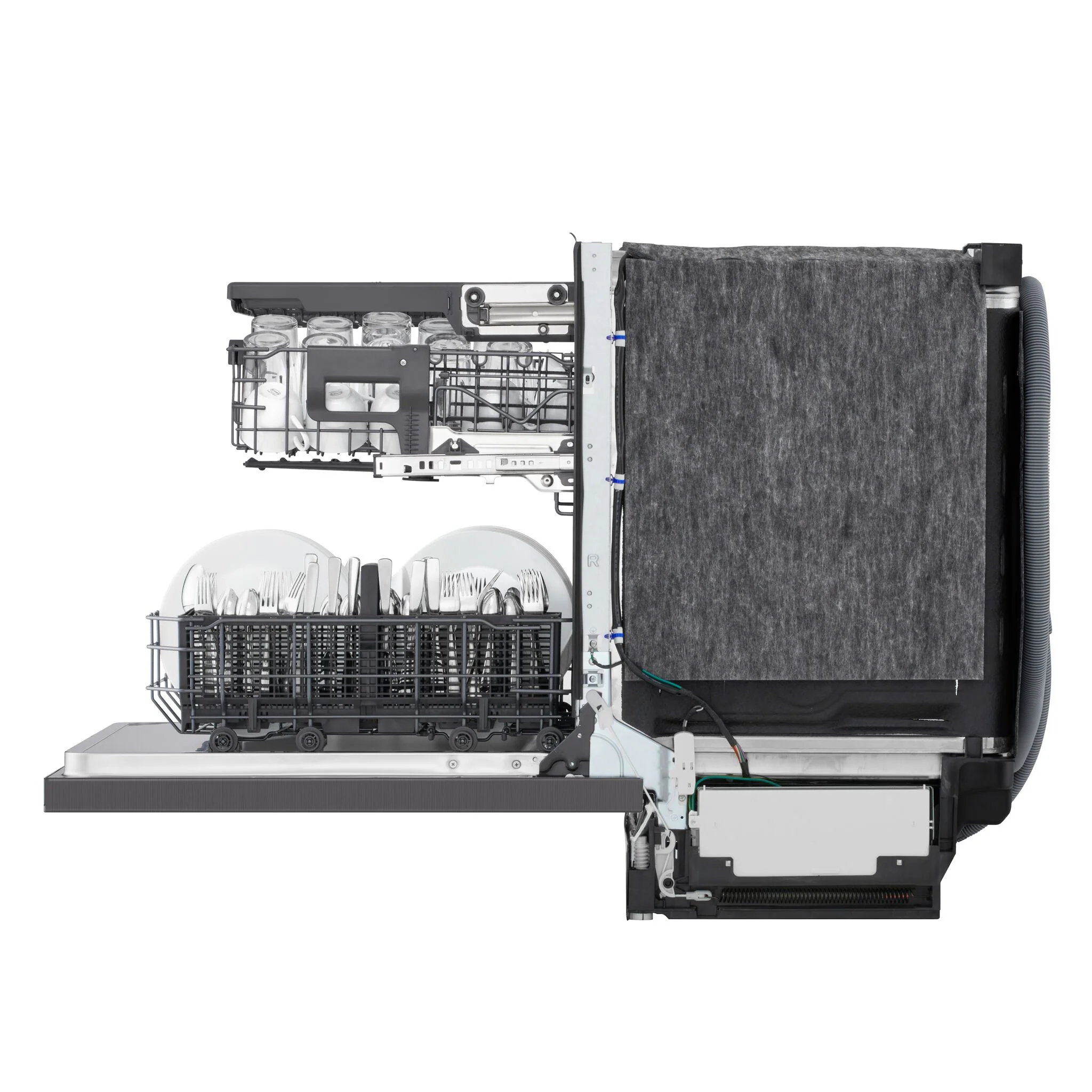 LG Smudge Resistant Black Stainless Steel 46dB Top Control Dishwasher with FlushFit™ Design, QuadWash® Pro and AutoVentDry™ - LDNPQ555D - Image 4