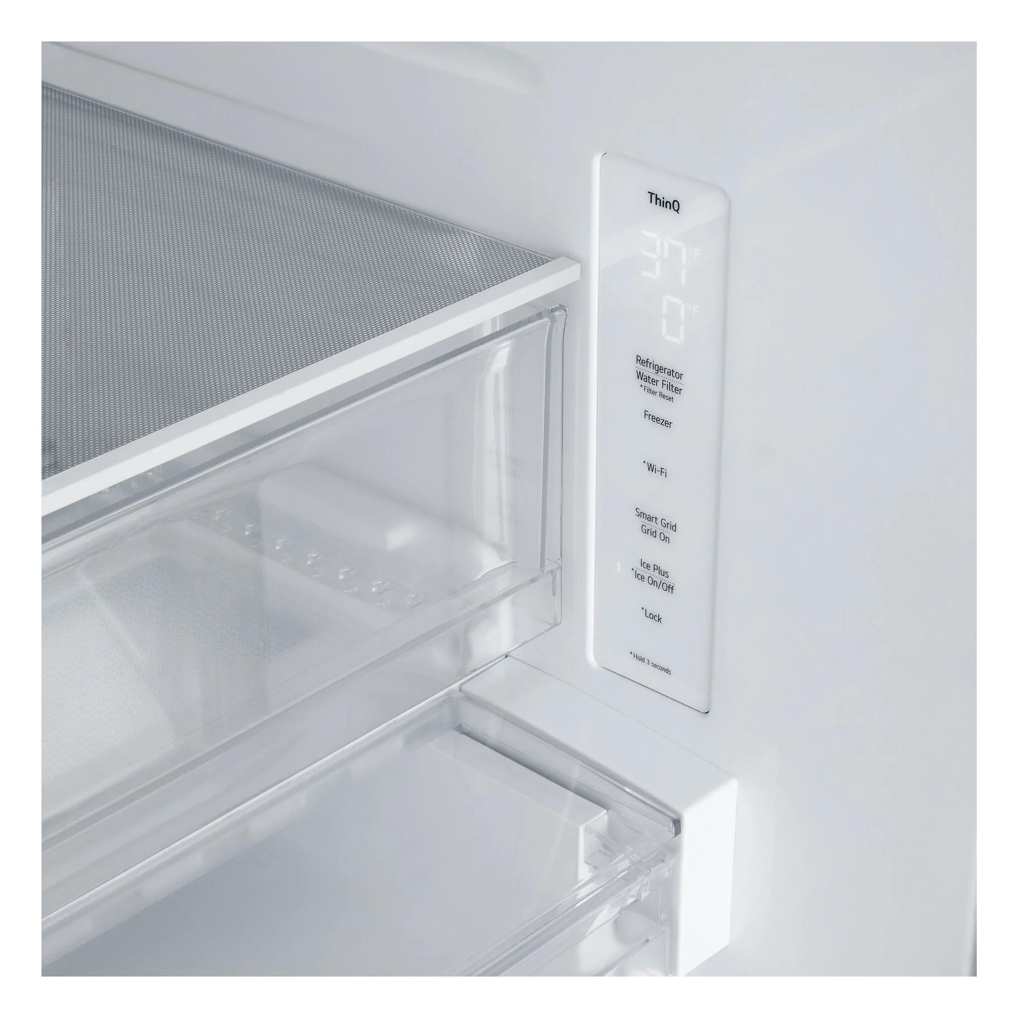 LG 33" 25 Cu. Ft. Smudge Resistant Black Stainless Steel French Door Refrigerator with Cool Guard - LF25S6200D - Image 6
