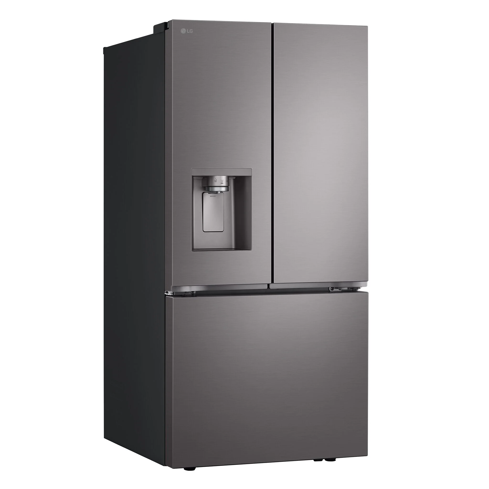 LG 33" 24.5 Cu. Ft. Smudge Resistant Black Stainless Steel French Door Refrigerator with ThinQ® Technology - LF25S6330D - Image 4